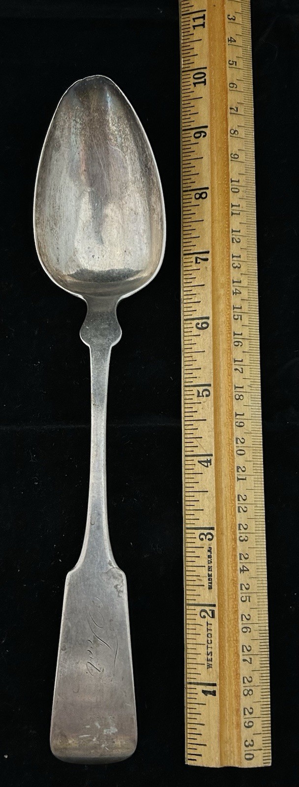 Coin Spoon Harris & Wilcox Monogram