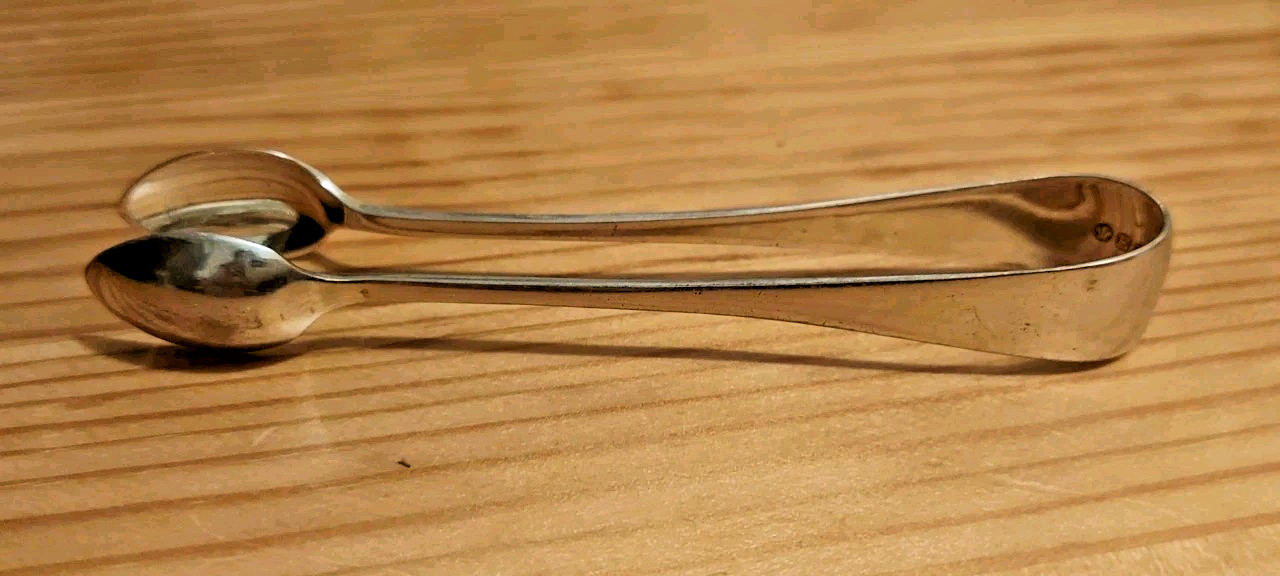 Silver Sugar Tongs | EPNS | Unknown Maker’s Mark | Vintage/Antique/Retro