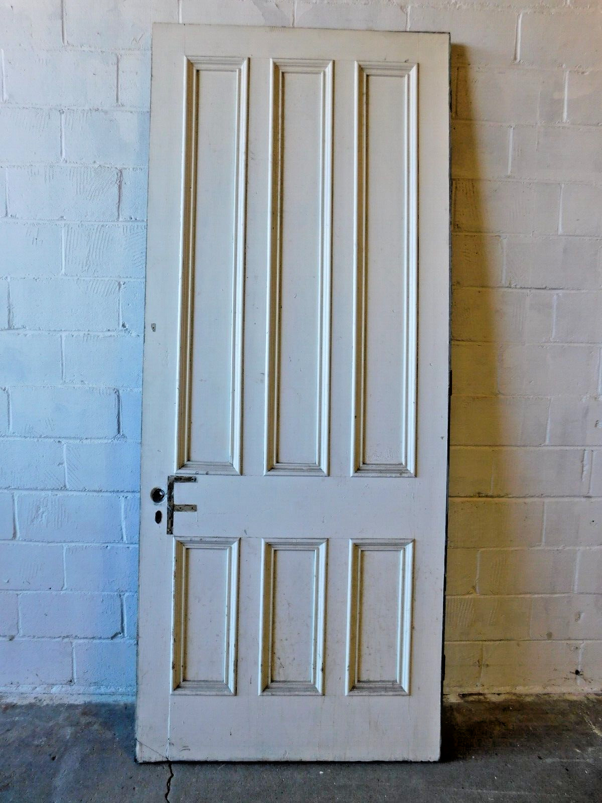 1860’s Antique ENTRY DOOR Large and Rare ITALIANATE Style Raised Panel ORNATE