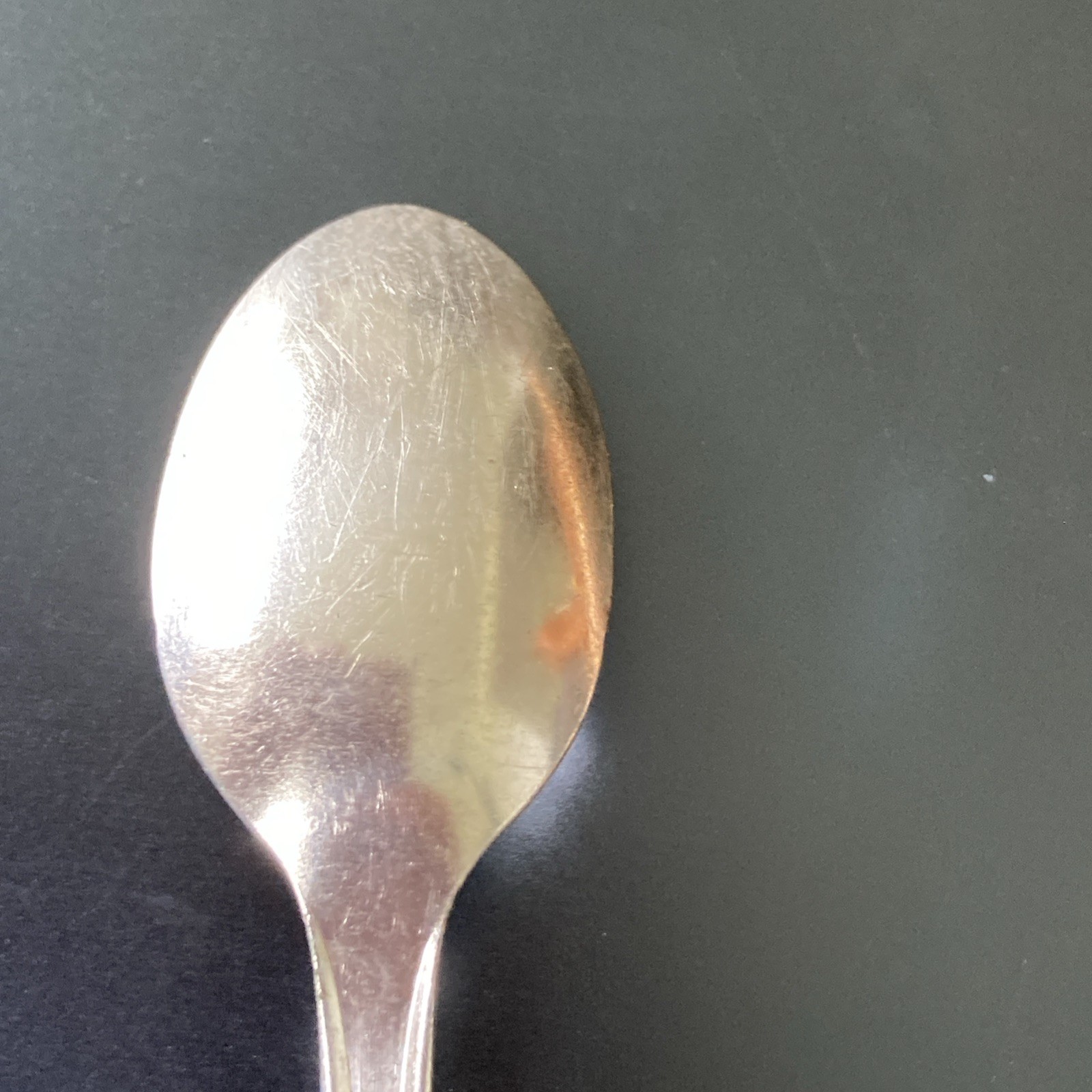May Queen Holmes & Edwards International 5 1/8″ small oval mustard? spoon RARE
