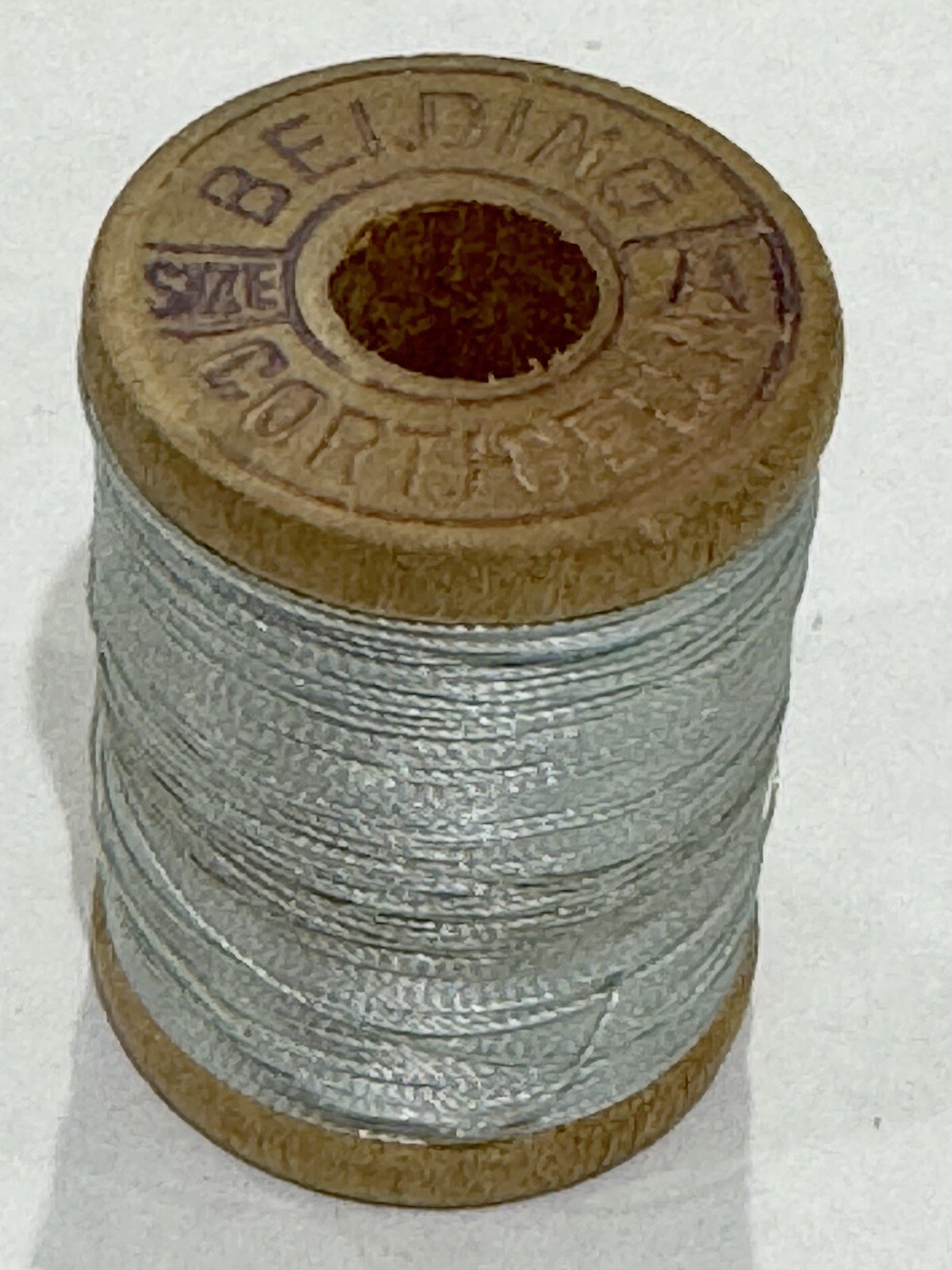 VTG Silk Thread BELDING CORTICELLI Light Green Fly Fishing Tying Sewing 6603