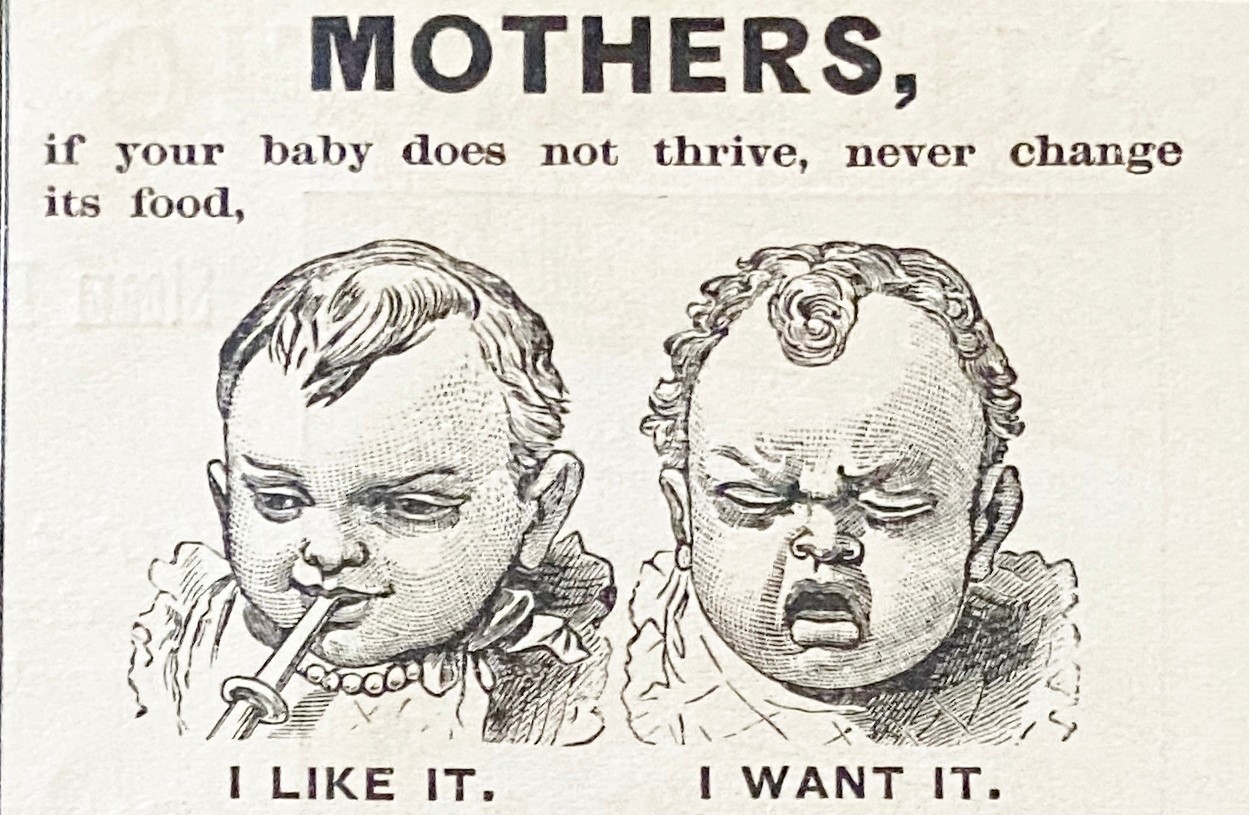 Murdock Liquid Food Drops Weaning Babies INTERESTING Old Quack Medicine 1889 Ad!