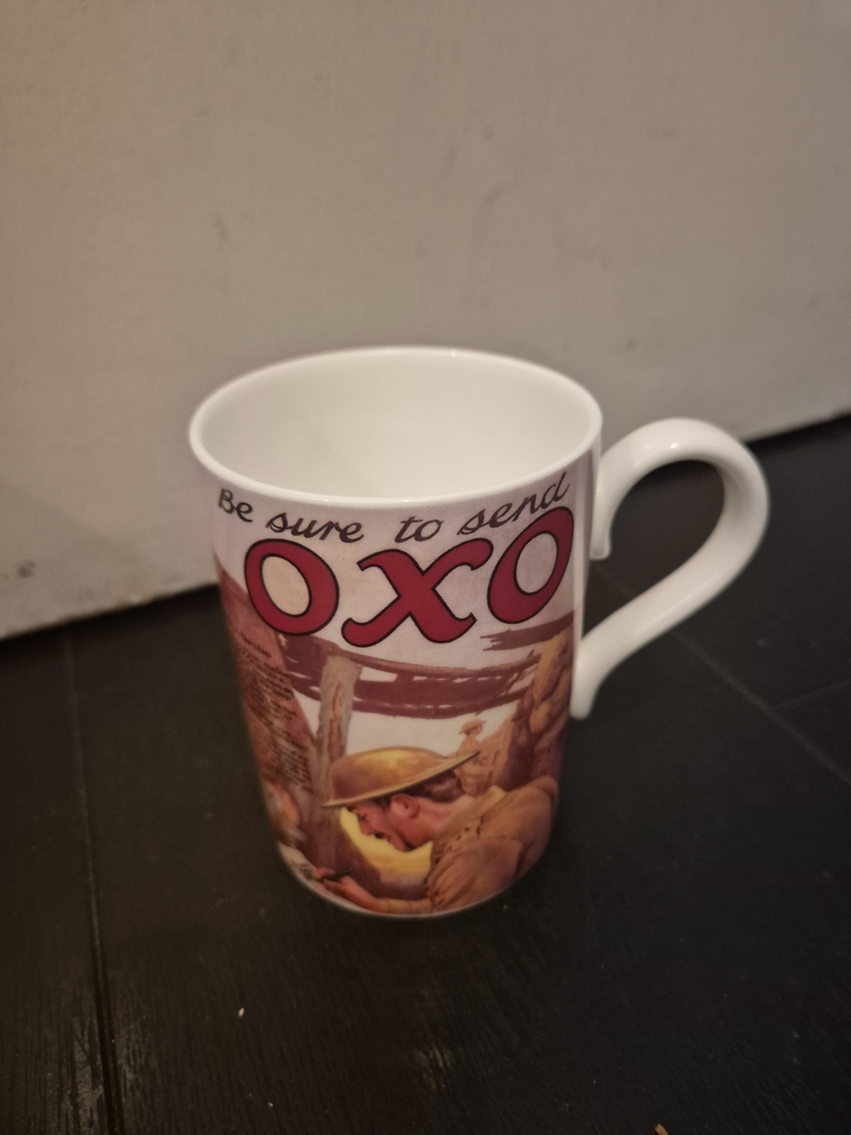 OXO WW1 Mug Be Sure To Send OXO World War 1 Soldiers Bone China Half Moon Bay