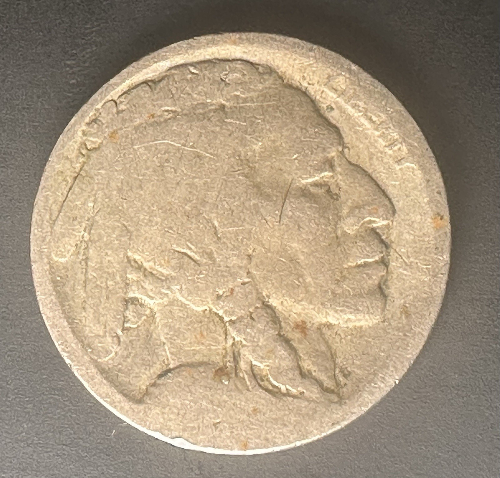 Rare Indian Head/Buffalo U.S. 5 Cents Nickel (No Date)