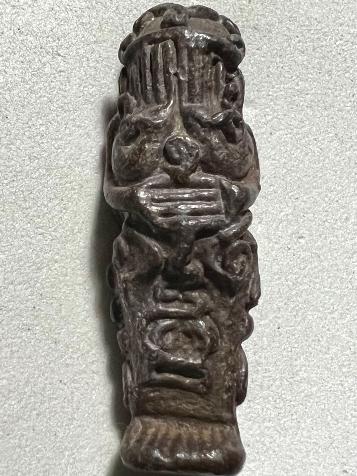 PHRA PIDTA LP RARE OLD THAI BUDDHA AMULET PENDANT MAGIC ANCIENT IDOL#561