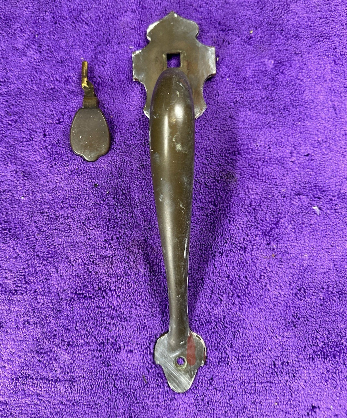 Antique Brass Door Push Pull Handle Vintage