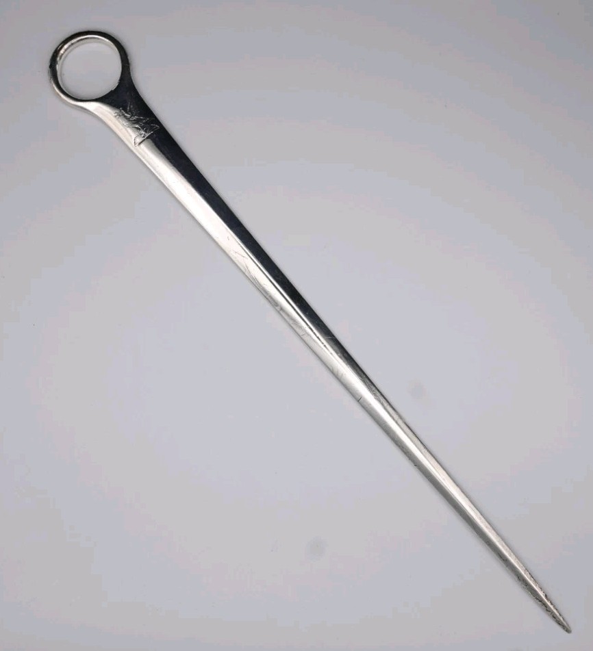 Antique George III Silver Meat Skewer by Richard Crossley 1788