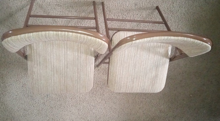 Samsonite Vintage Metal Folding Chairs (2)