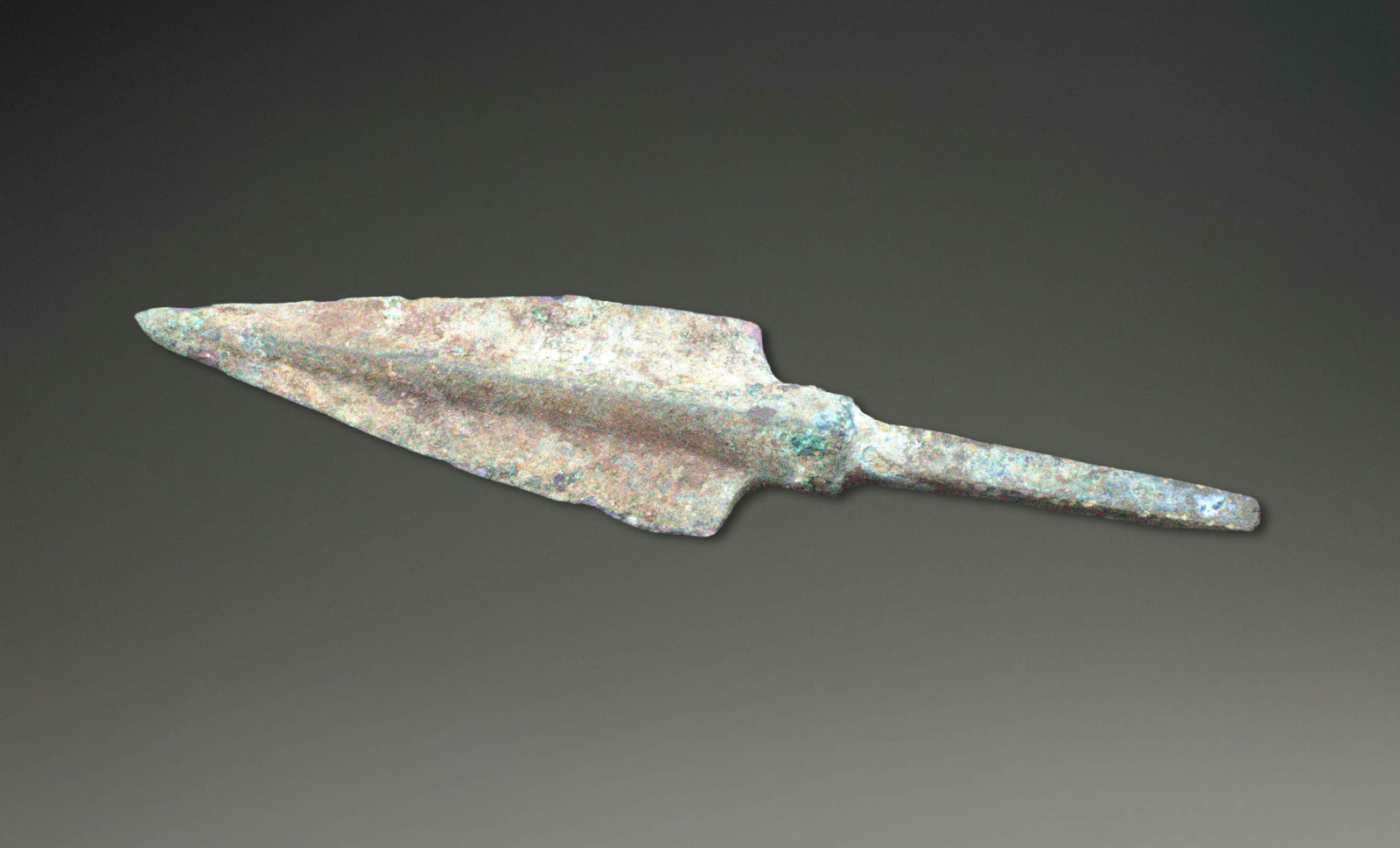 Bronze Age. Near East, Luristan. Bronze Spearhead. ca. 1200-800 BC.