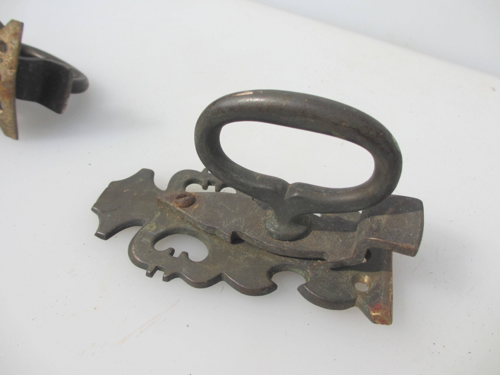 Victorian Brass Handles Pulls Chest? Antique Old Vintage — MYSTERY ITEMS —