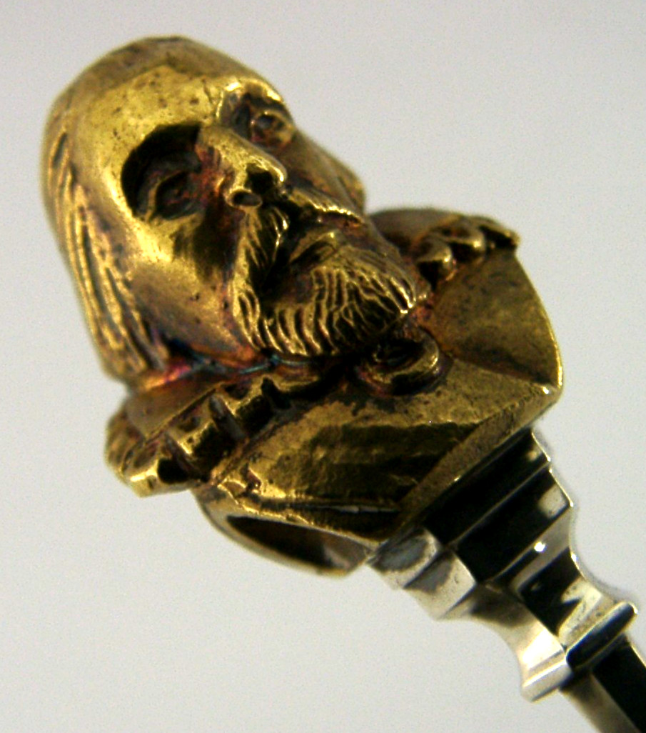 HEAVY KING CHARLES II STERLING SILVER SPOON ENGLISH 1975 33g SUPERB ROYALTY
