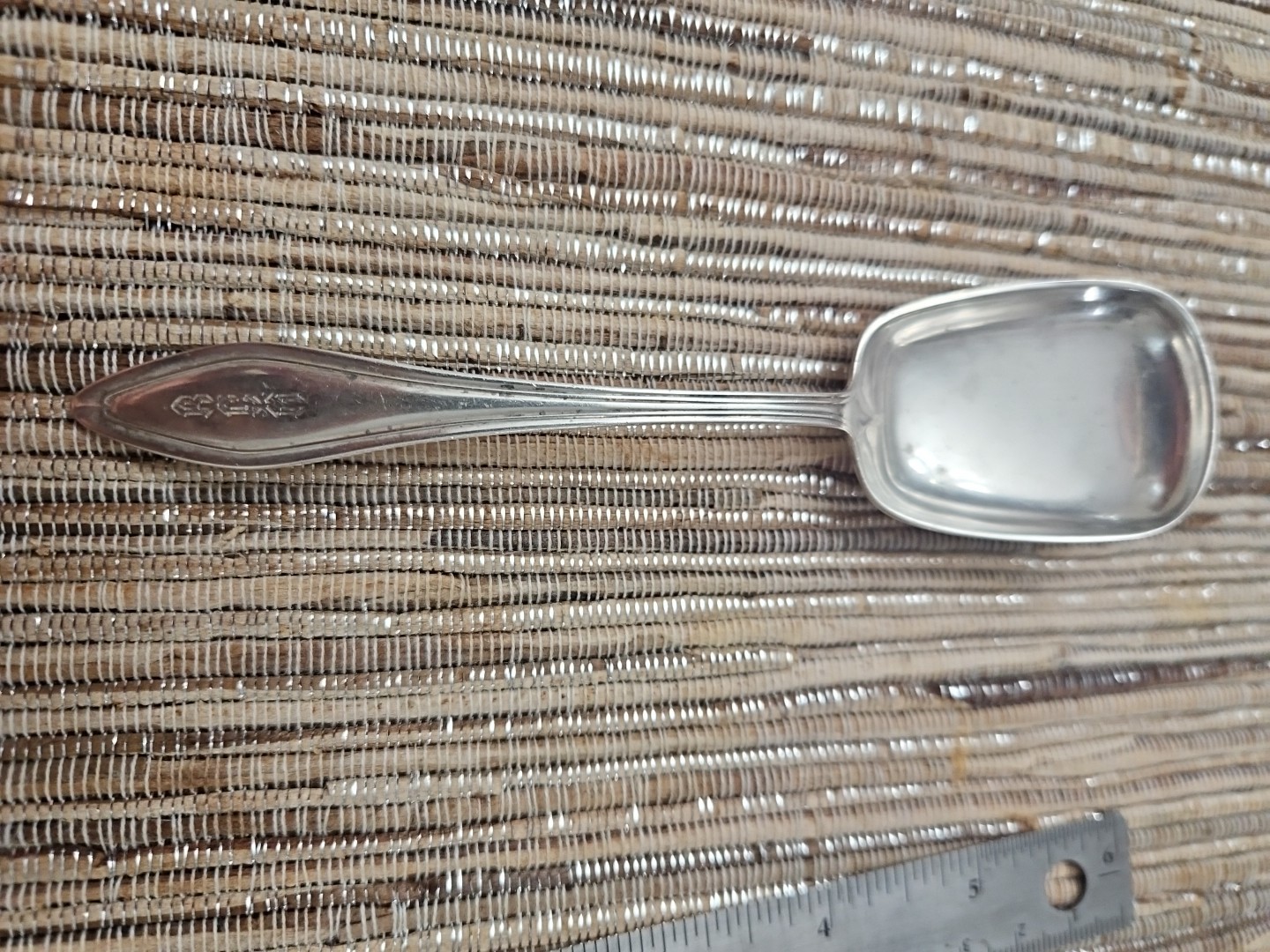 Towle MARY CHILTON Pat 1912 spoon – monogram Sterling 925/1000