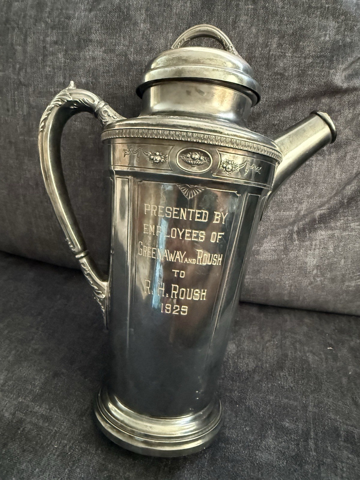 Antique Silver Reed Barton Tea Greenaway Roush Car Chagrin Falls Ohio c.1920’s