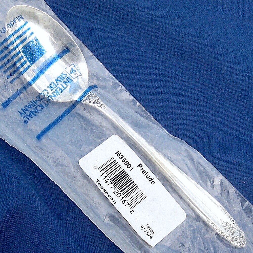 NEW International Silver PRELUDE Sterling Silver TEASPOON