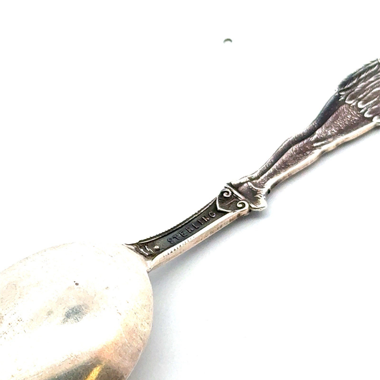 .925 Sterling Silver Full Figure Native American Souvenir Spoon, 18.7g