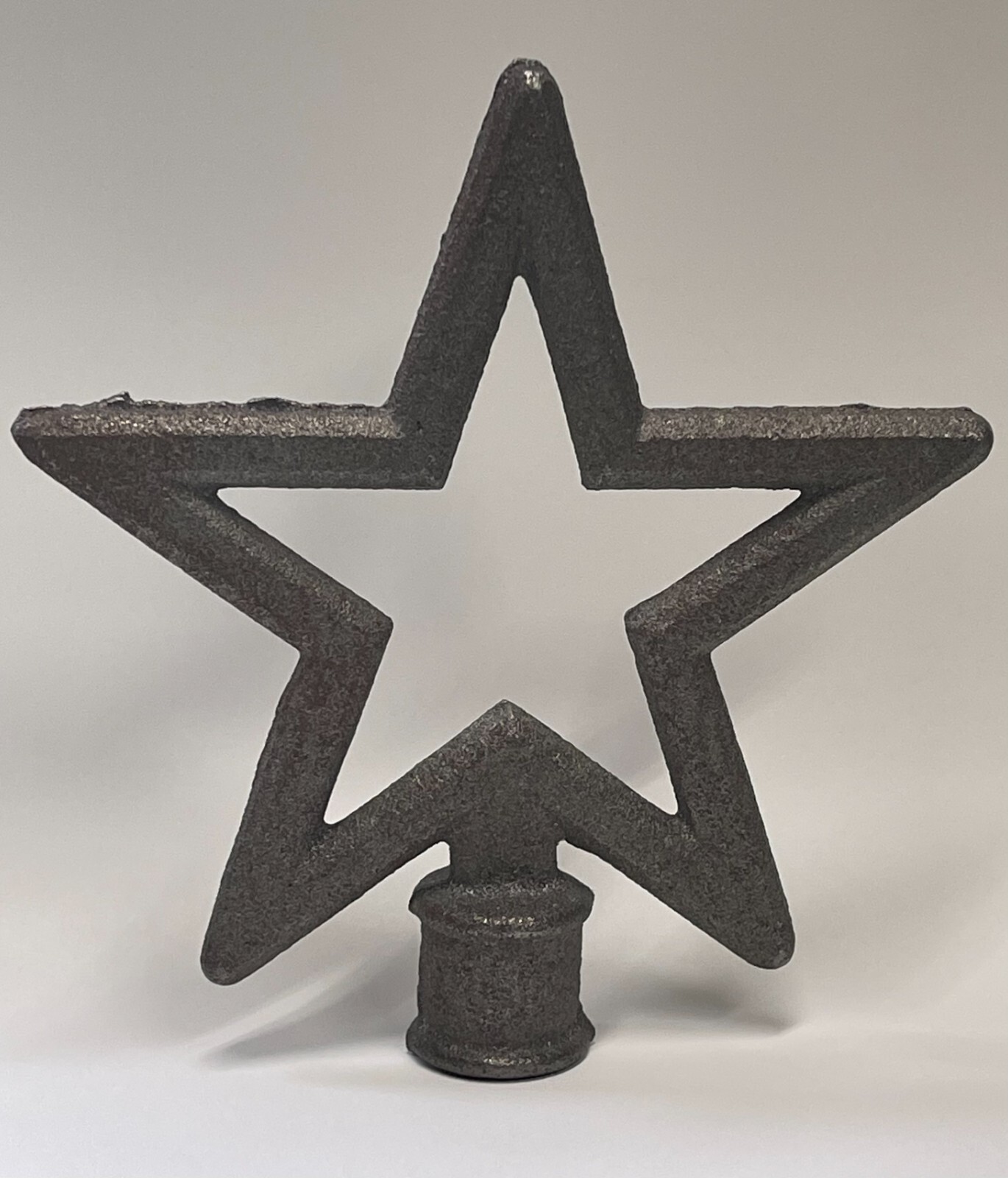 Cast Iron “Open Star” 1/2″R finial/ fence topper 5″H