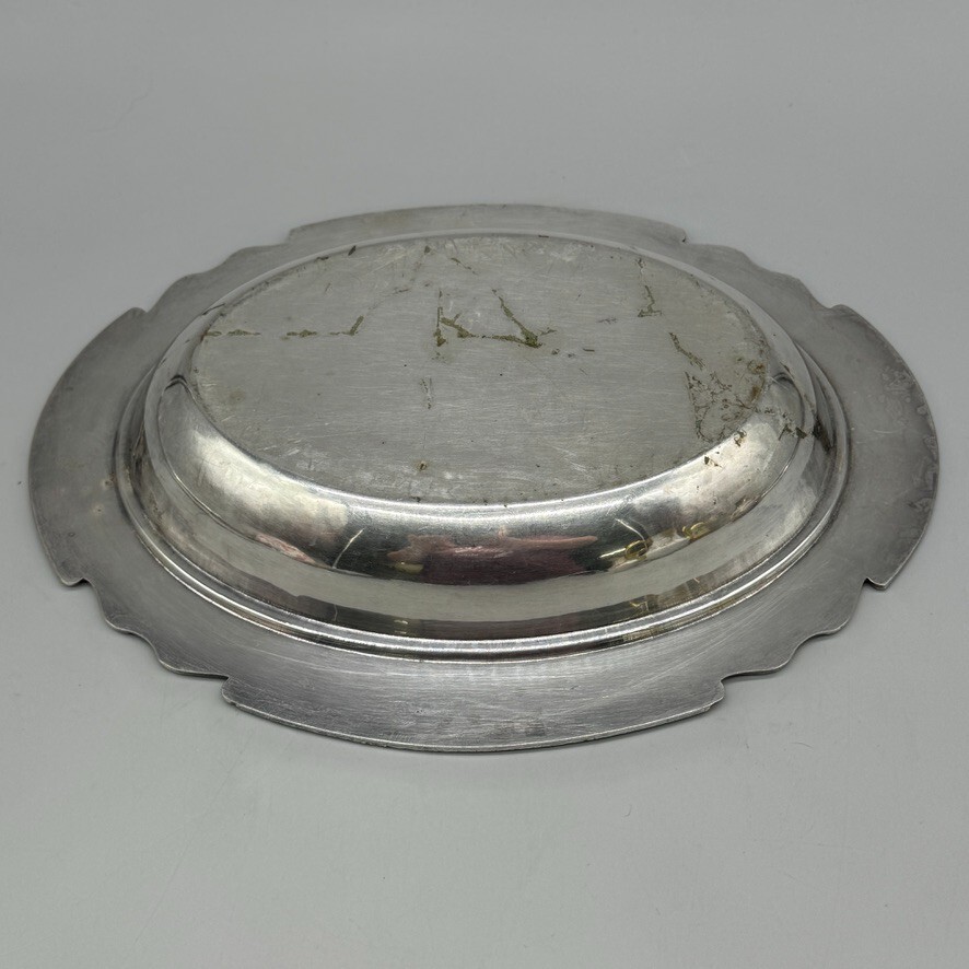 Sheets Rockford Vintage Serving Dish Decorative 159 York Heavy Silver Plate