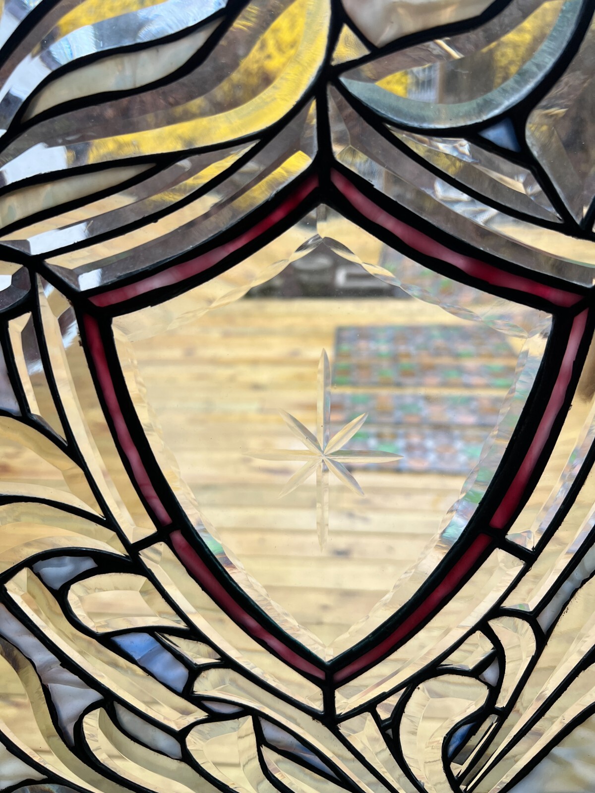 exquisite beveled window