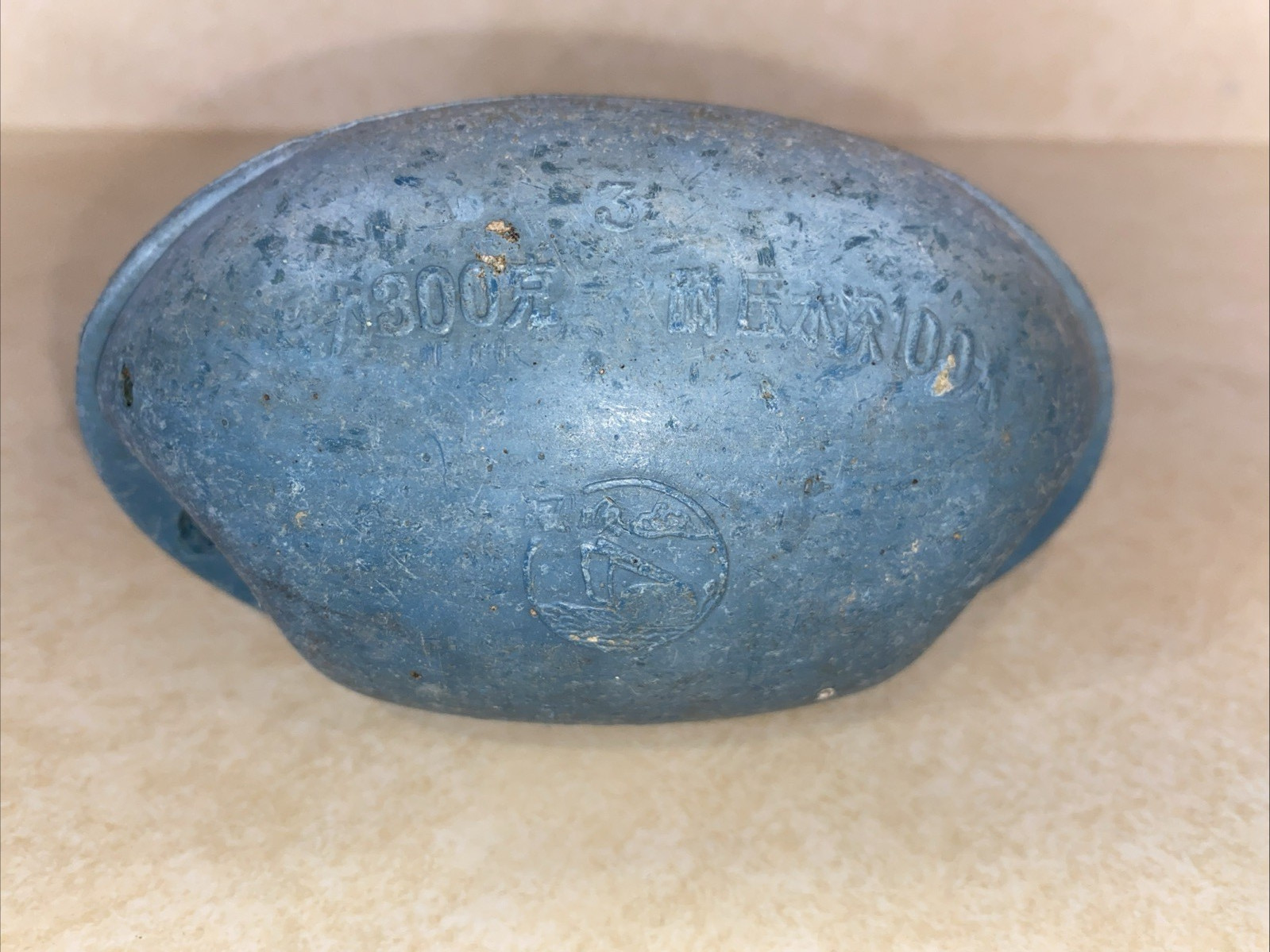 Rare Vintage Fiberglass Chinese Fishing Buoy Float – 300 gram 100 meter markings