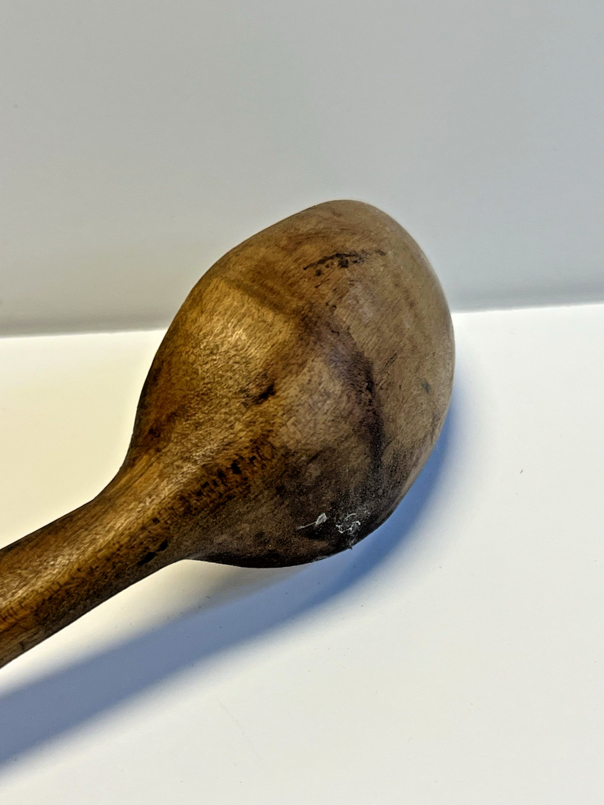 Native American Indian Highly Hand Carved Wooden Ladle; Late 19th Century