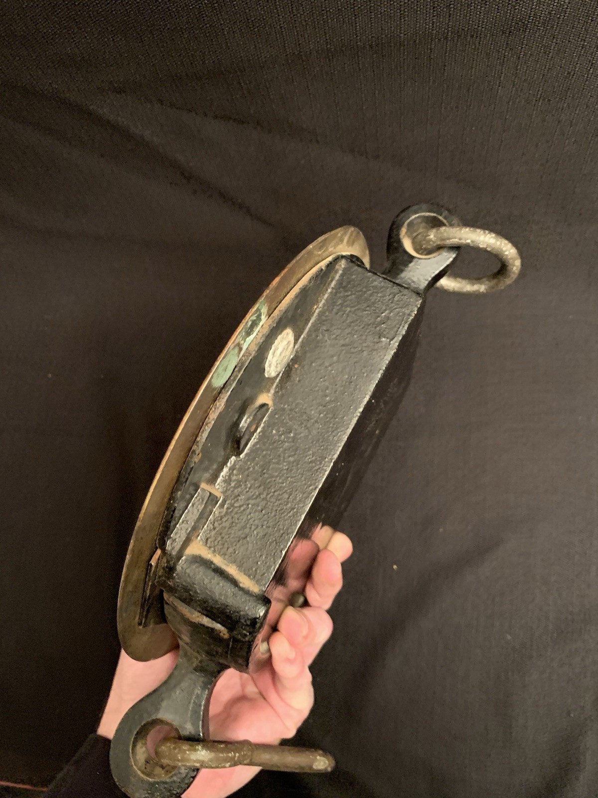 John Chatillion Brass Round Faced Scale 125 Lbs 13532 James Geddes San Francisco