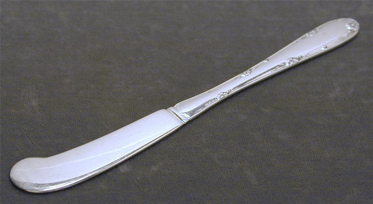 Towle Madeira Sterling Silver 5 3/4″ Flat Handle Butter Spreader Knife Solid 925