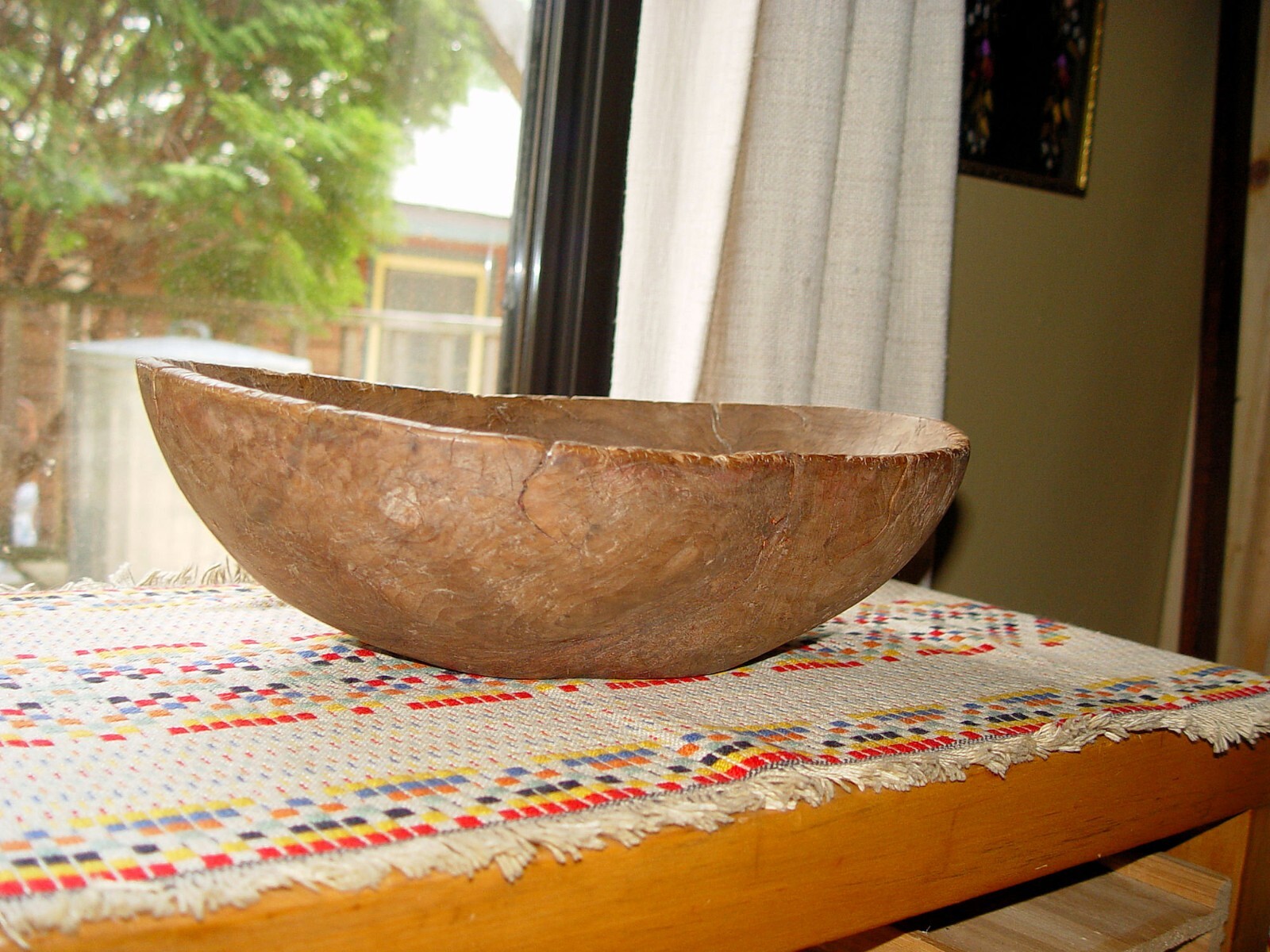 18th Century Dated Swedish Walnut Root Burl Bowl – Irregular Shape