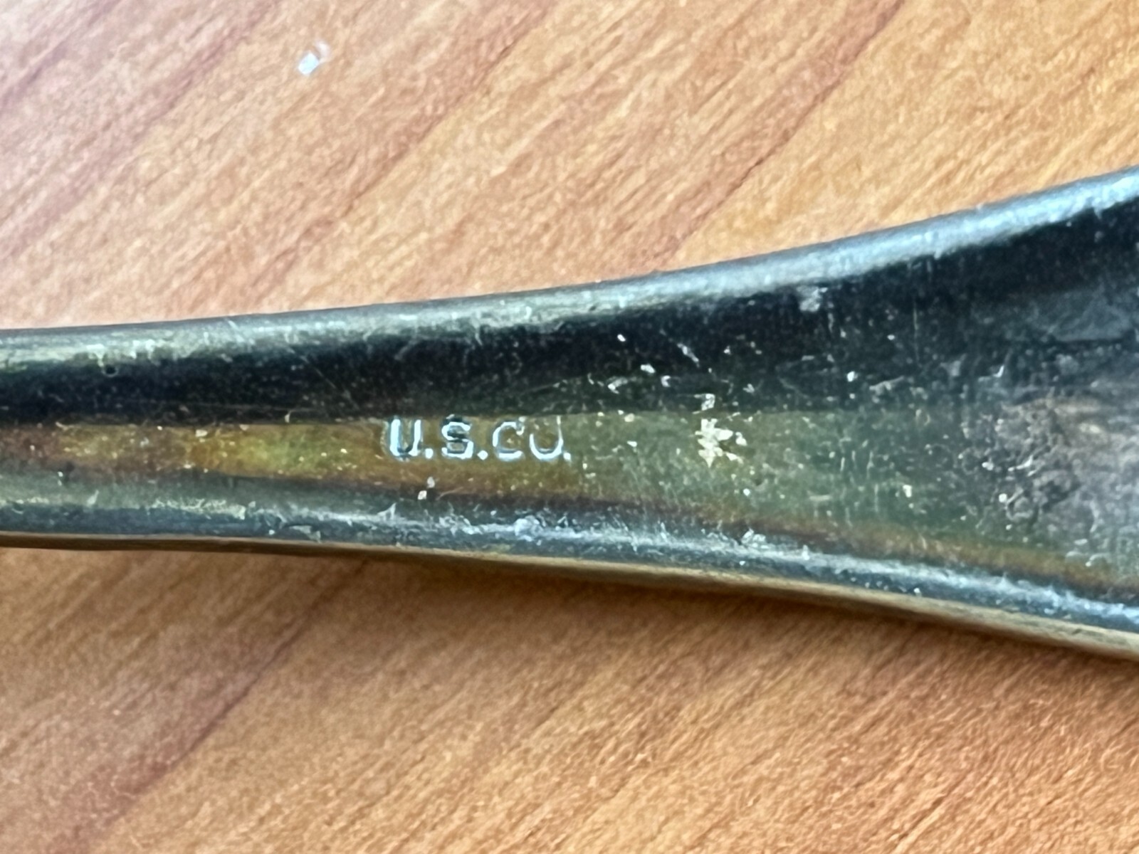 Vintage Antique U.S.C.O. Silver Plate Ladle 10″, 164 Grams