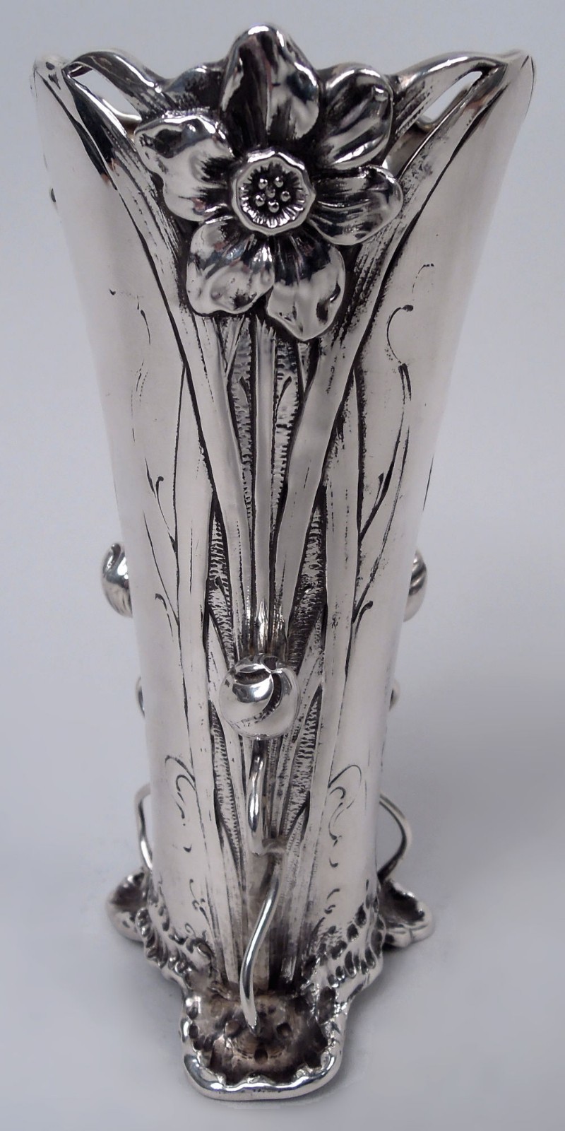Shiebler Vase 1438 Antique Art Nouveau 6-Inches Tall American Sterling Silver