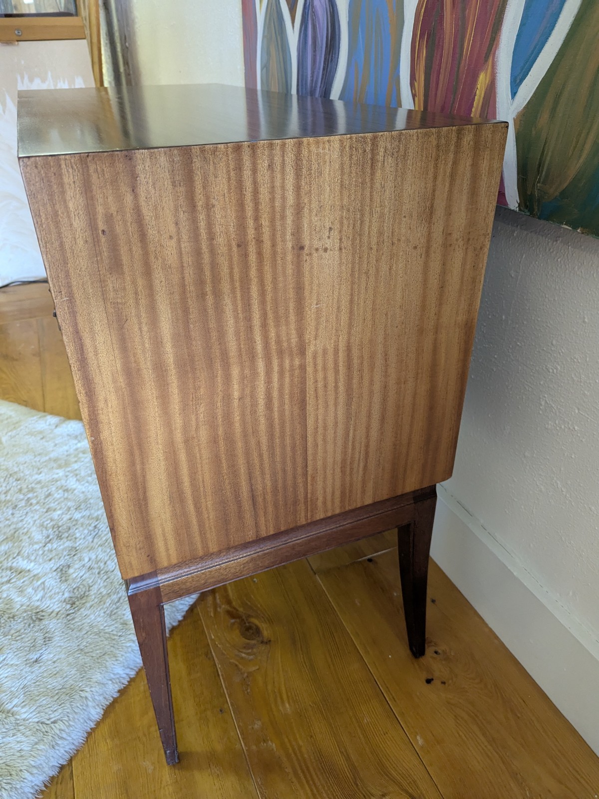 🤩 Tommi Parzinger 🔥 Charak Vintage MCM ❤️ Mahagony Dresser Chest Sideboard 😲