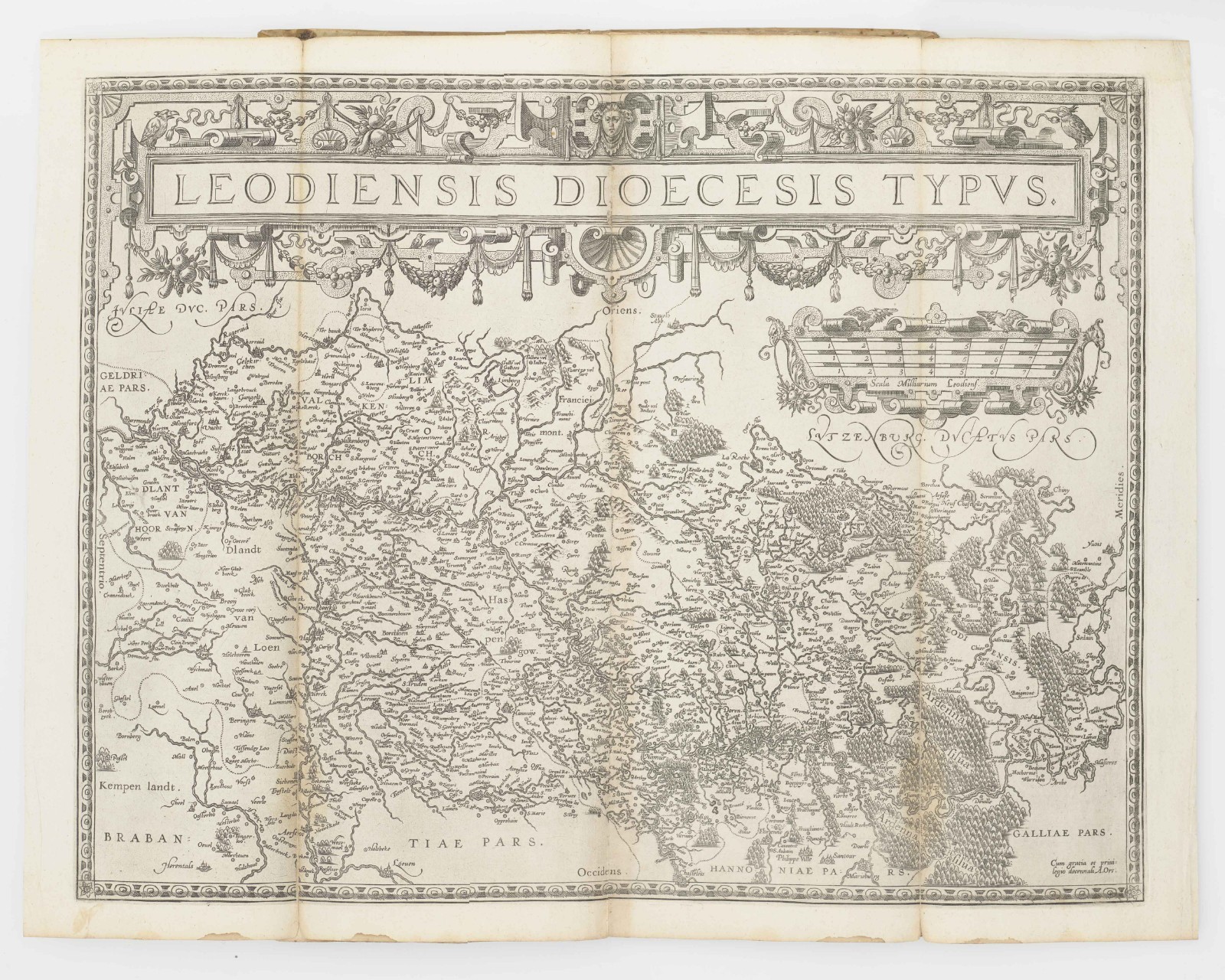 c. 1600 Unique Ortelius & Hogenberg Atlas Factice / Composite Atlas