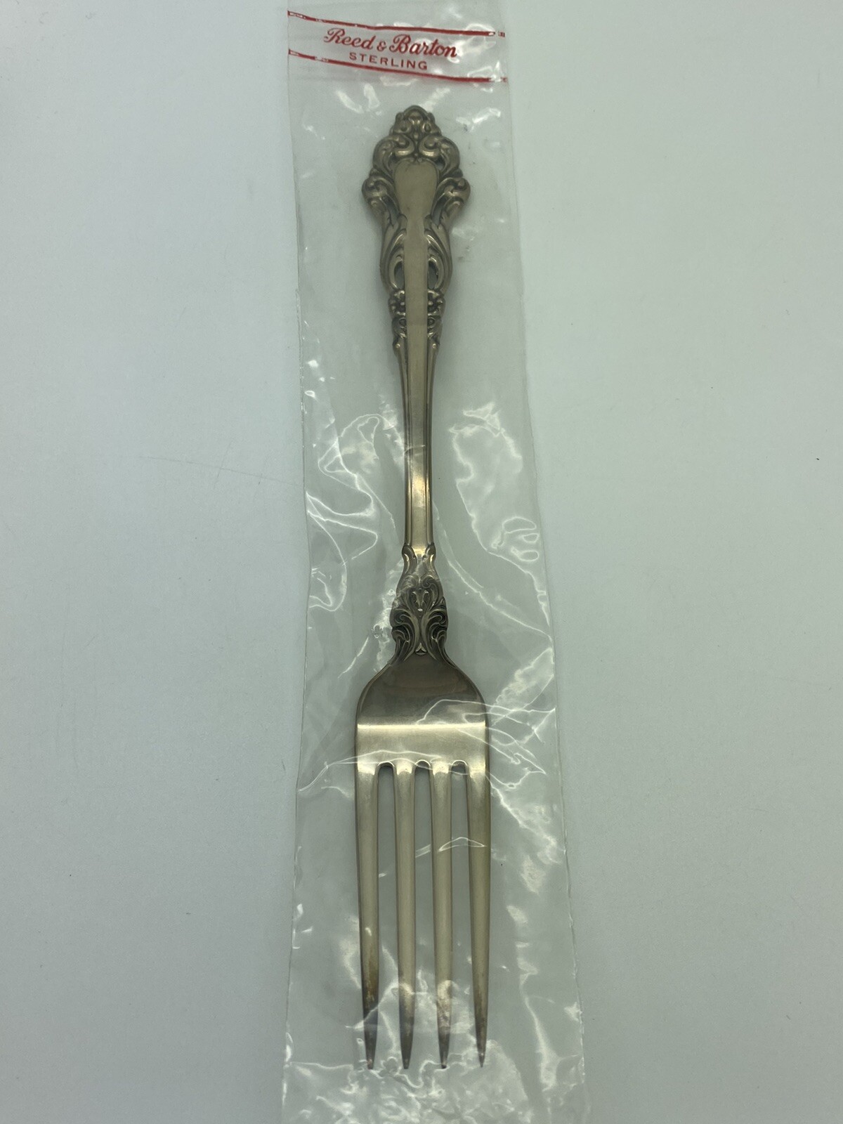 NEW in Package REED & BARTON Sterling Silver Grande Renaissance Fork