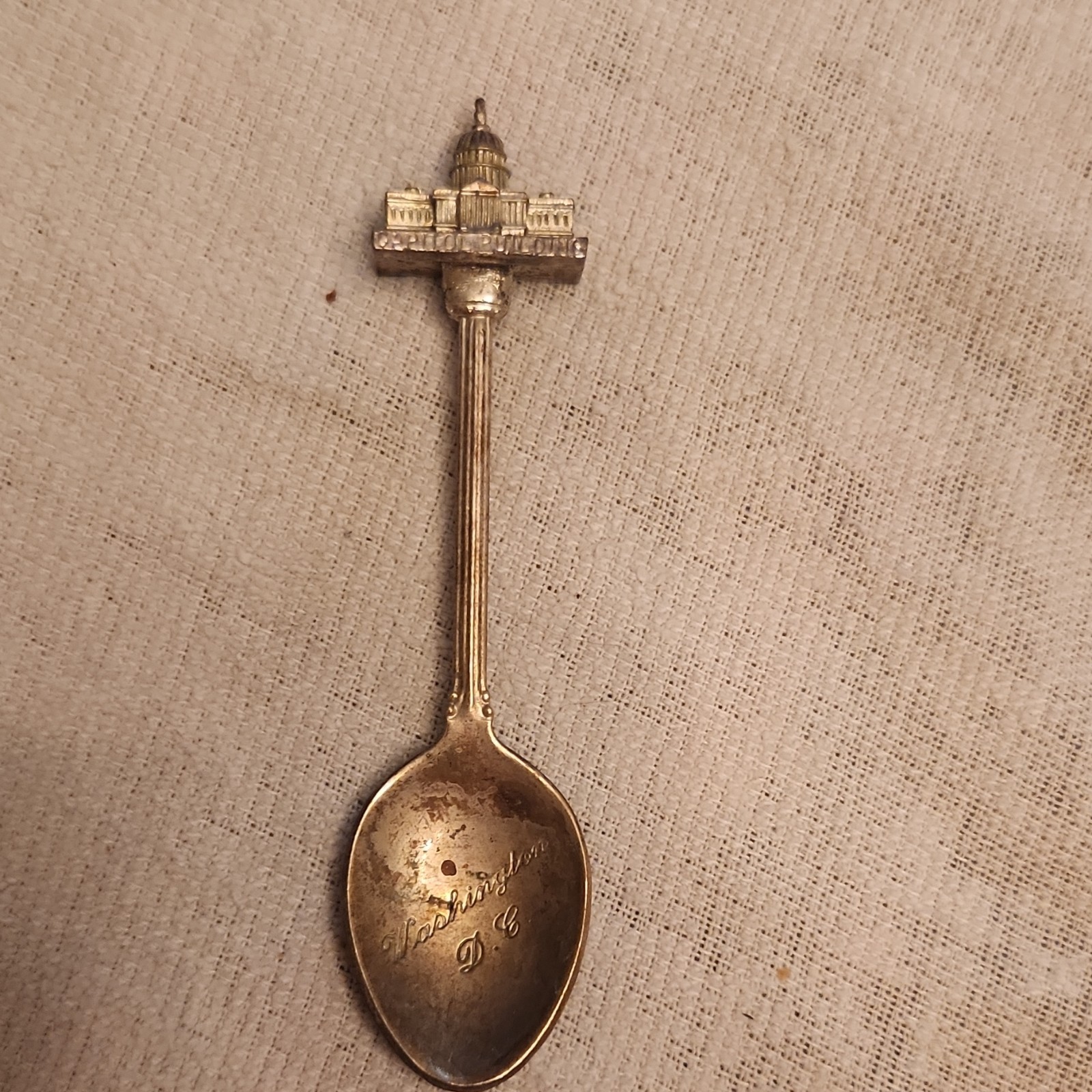 WAPW Christian Capitol Building Silverplate Souvenir Spoon
