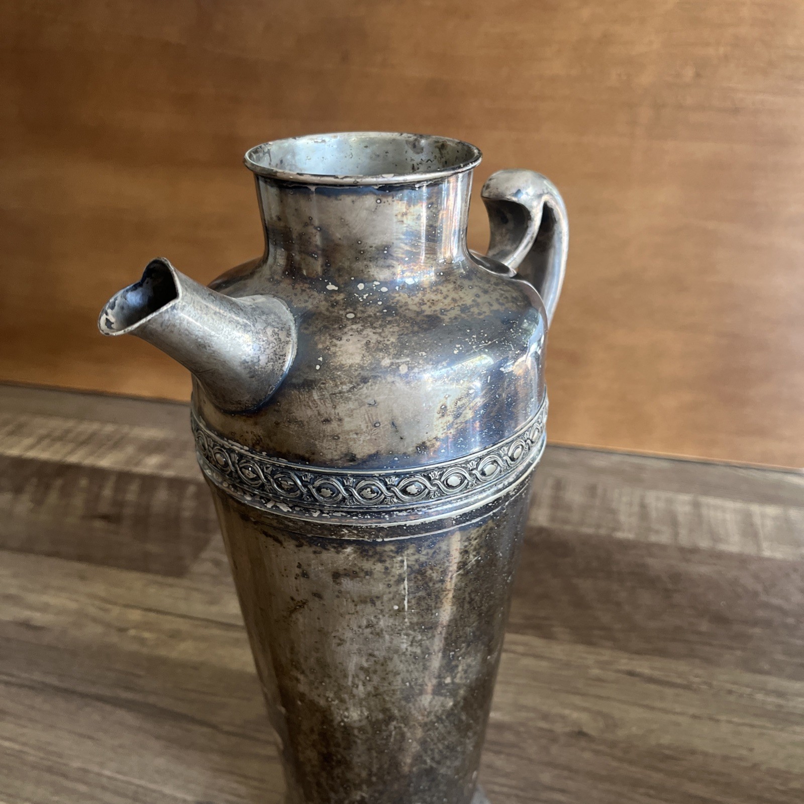 Vintage Knickerbocker Silver Electro Plate On Nickel Silver Cocktail Shaker 768g