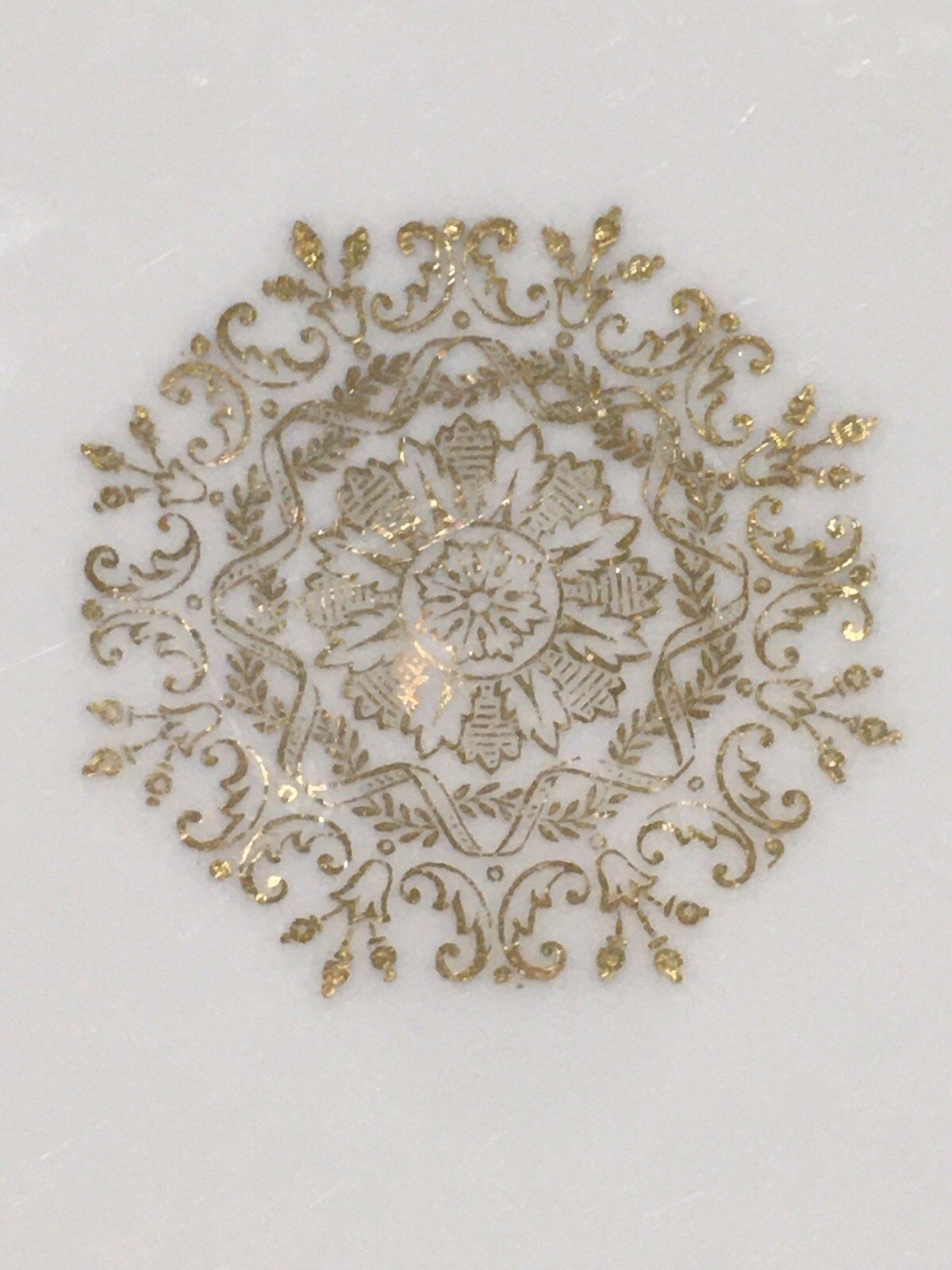 Bawo & Dotter Imperial Crown China Bread Plate 6” Scalloped Edge from Austria