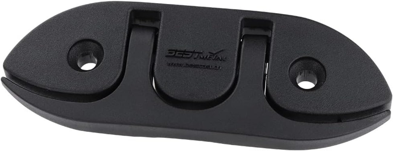 5″ Folding Cleat Flip-up Dock Cleats Marine Grade Nylon Black with Screws 4 Pcs