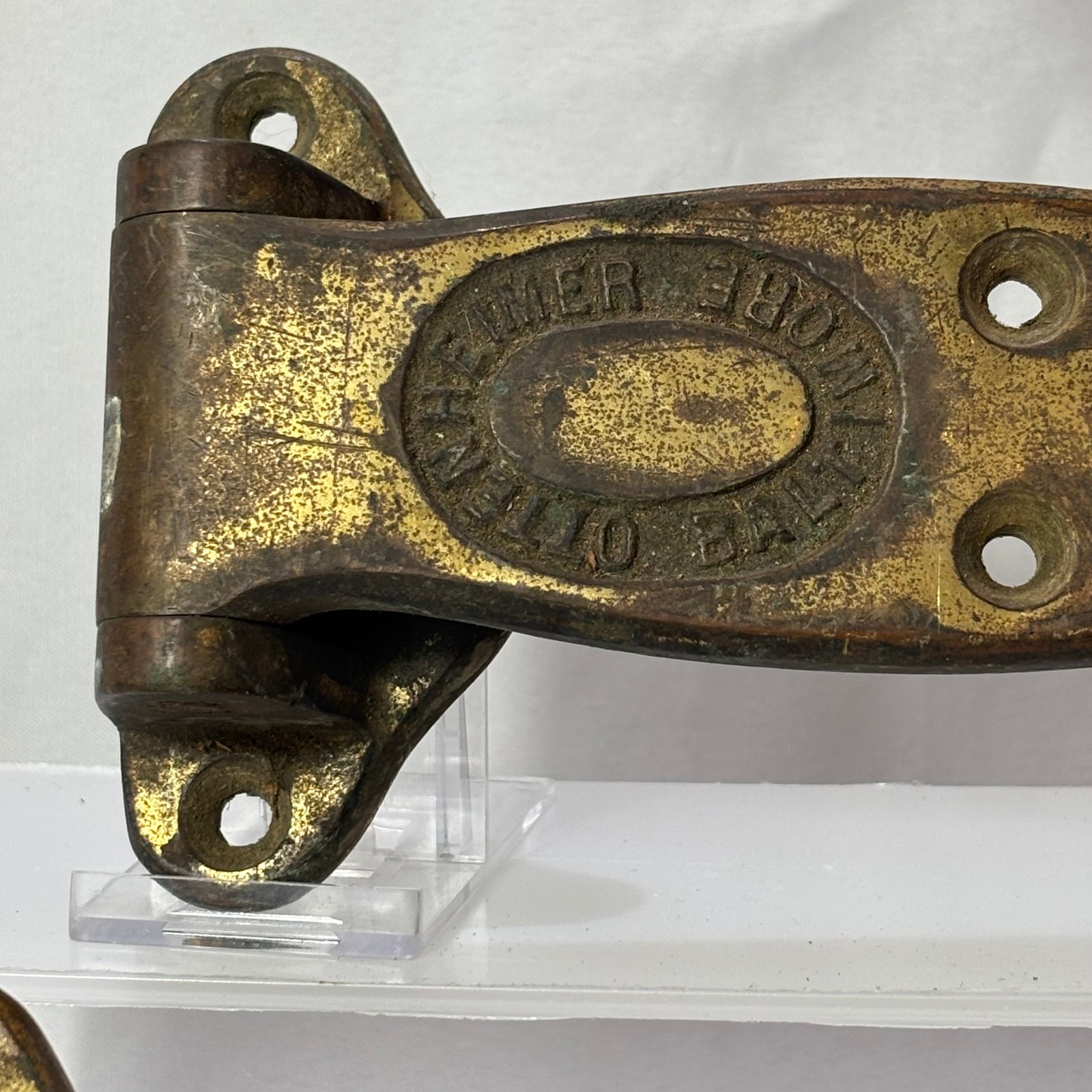 Antique Ottenheimer Baltimore Hinges Heavy Duty Brass For Ice Box Door 140-8-16