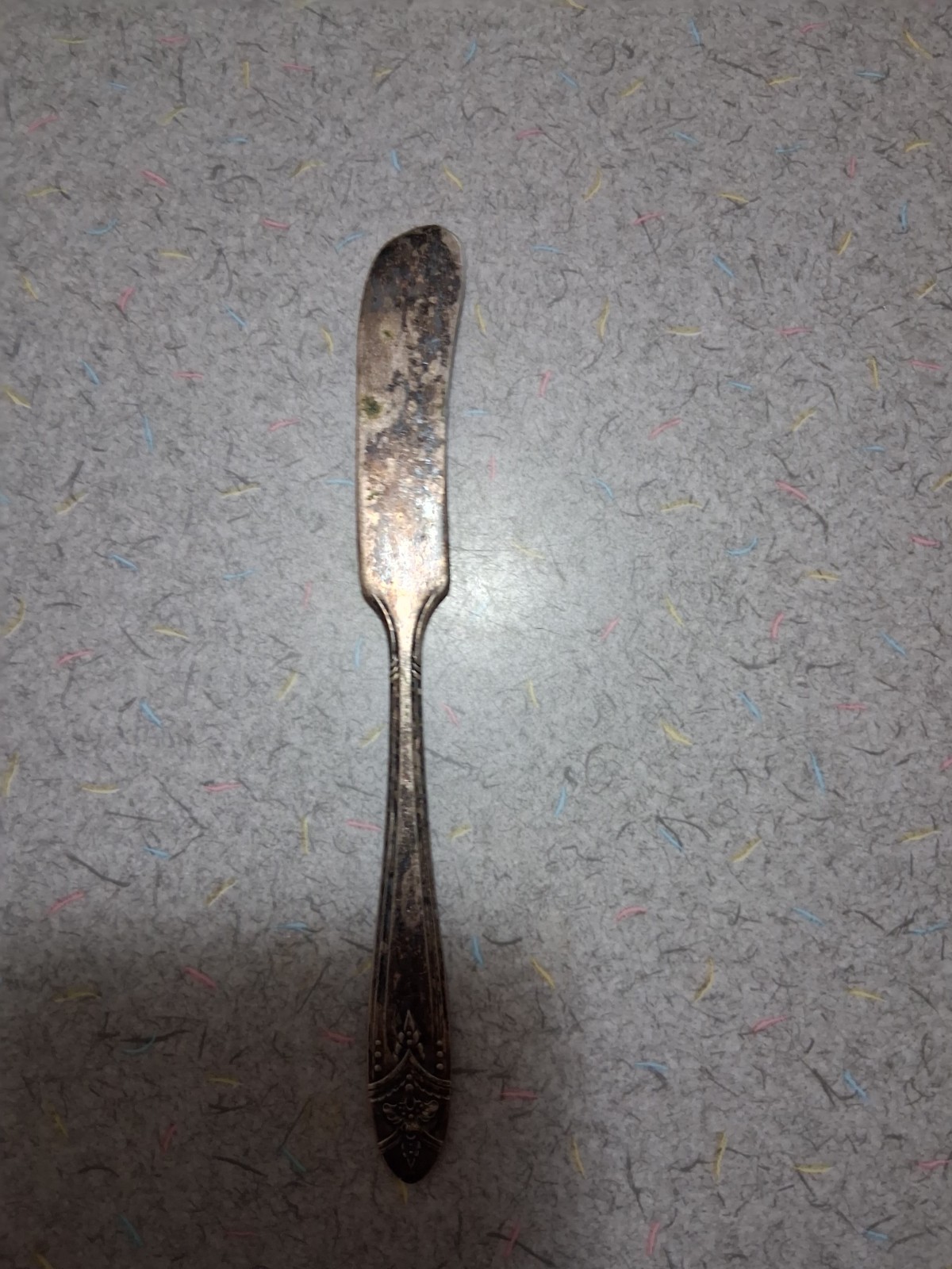 WM A Rogers A1 + Oneida “La Ronnie” Silver Plate Butter Cheese Knife
