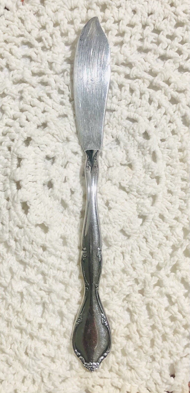 VTG Tradition Stainless USA BANQUET Flatware Butter Knife Spreader – Floral REPL