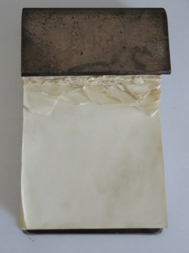 VINTAGE TIFFANY & CO STERLING SILVER 925 NOTE PAD HOLDER