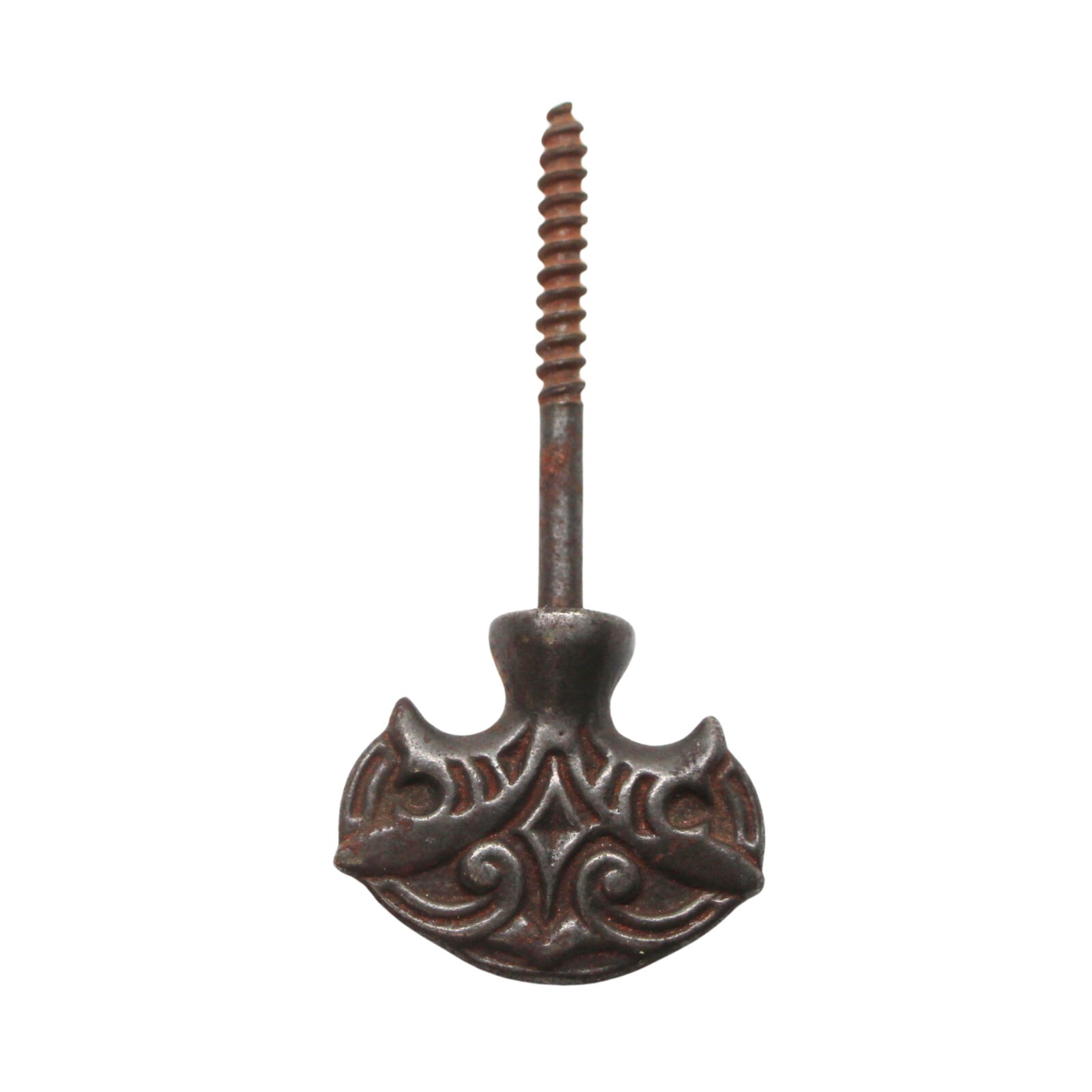 Vintage Cast Iron Ornate Cheval Mirror Screw