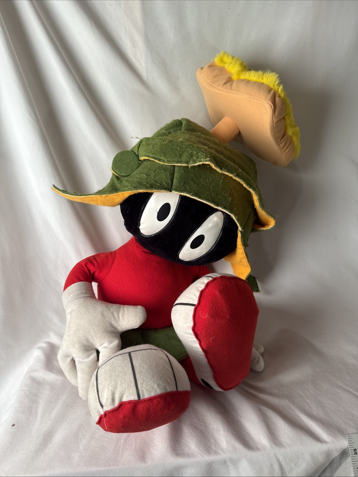 vintage 1994 Ace Marvin The Martian Jumbo Plush WB Looney Tunes Original Large
