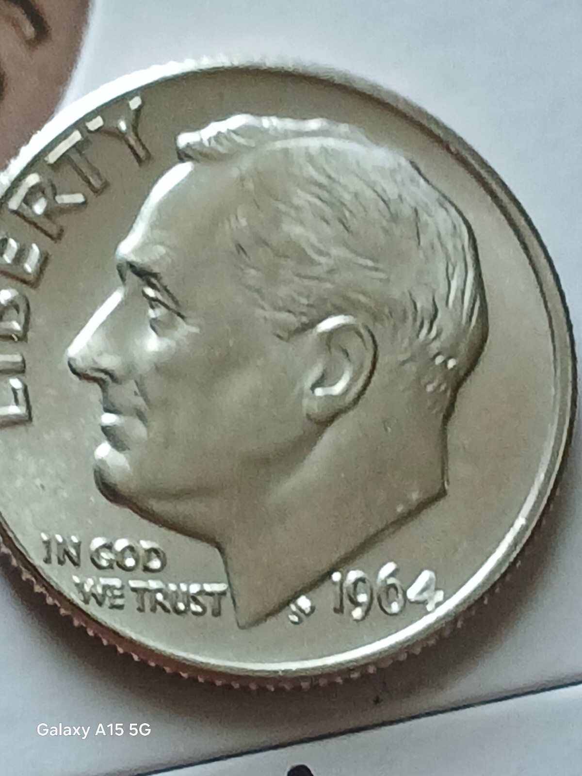 1964d Roosevelt Dime DDO FULL BANDS