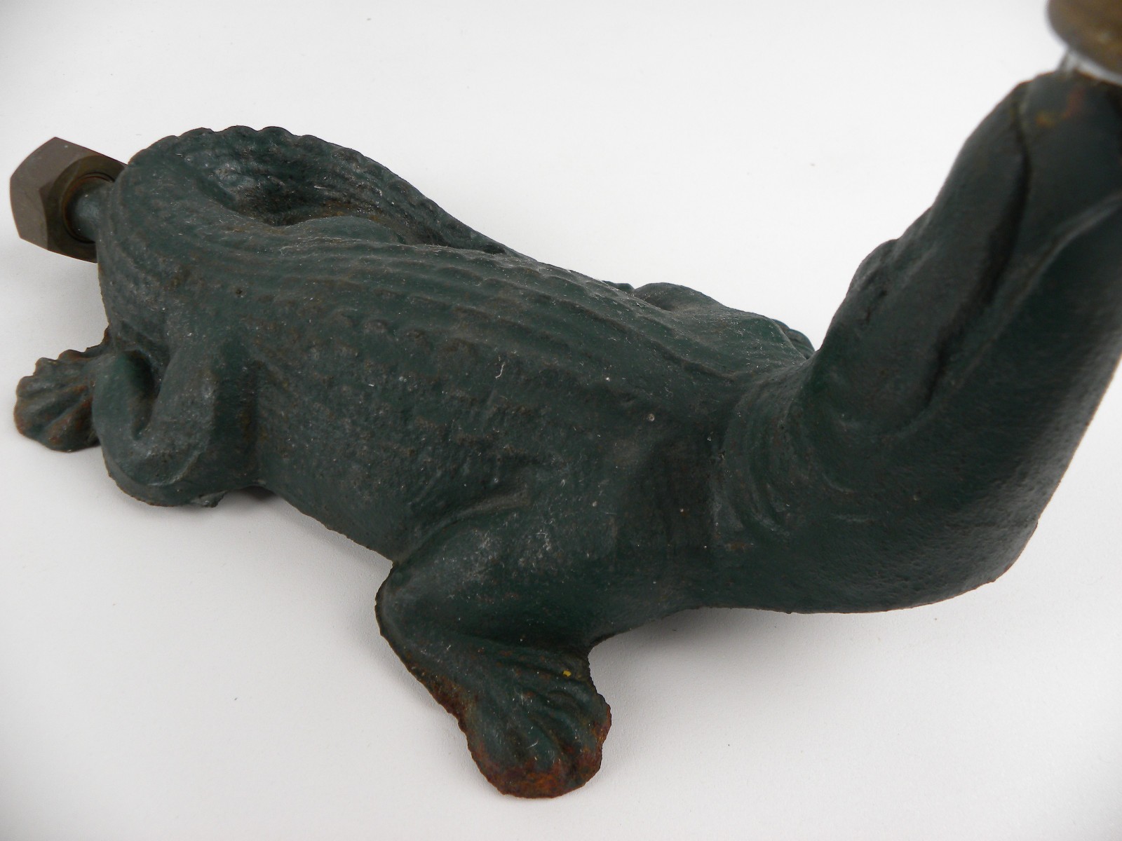 Antique Cast Iron Alligator Garden Water Sprinkler 1920s-1930s