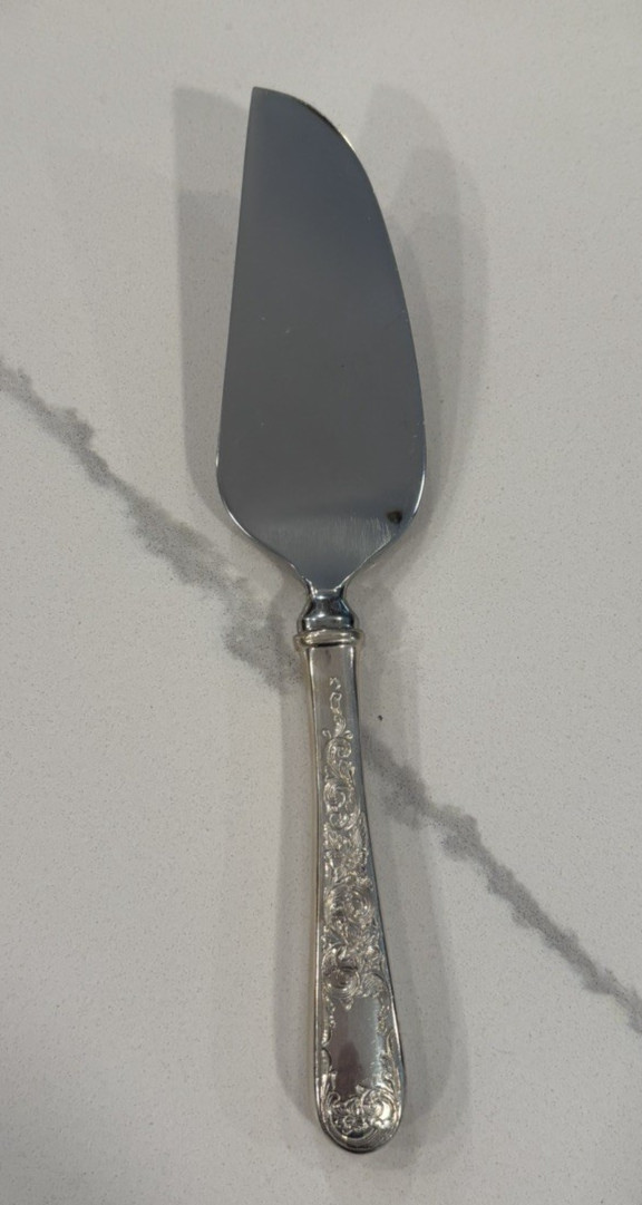RARE Kirk Old Maryland Engraved Sterling Handle 7″ Cheese Server, No Monogram