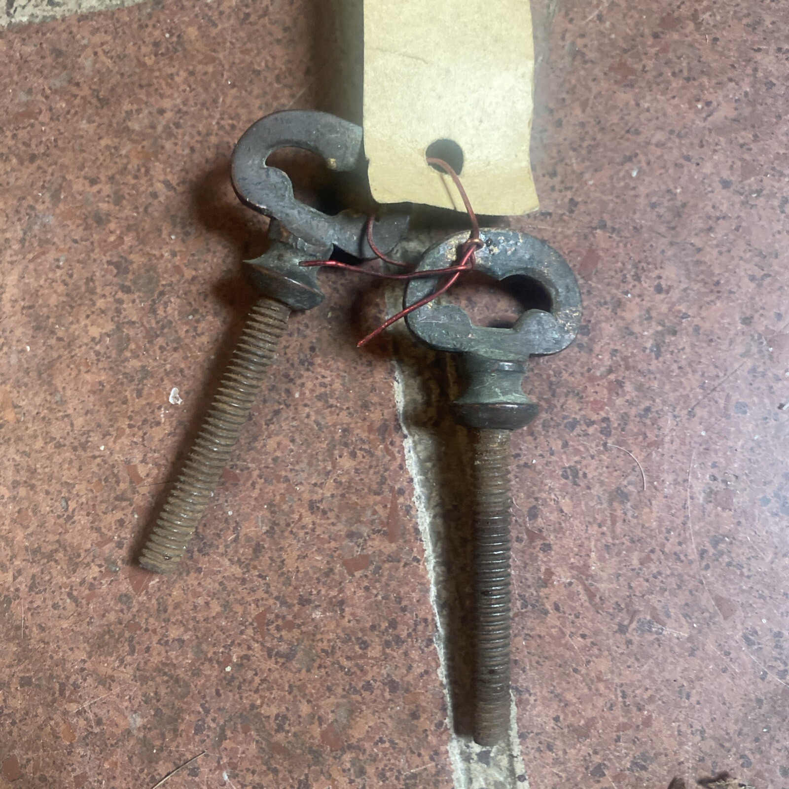 Pair of Vintage Swivel Mirror Screws Hardware