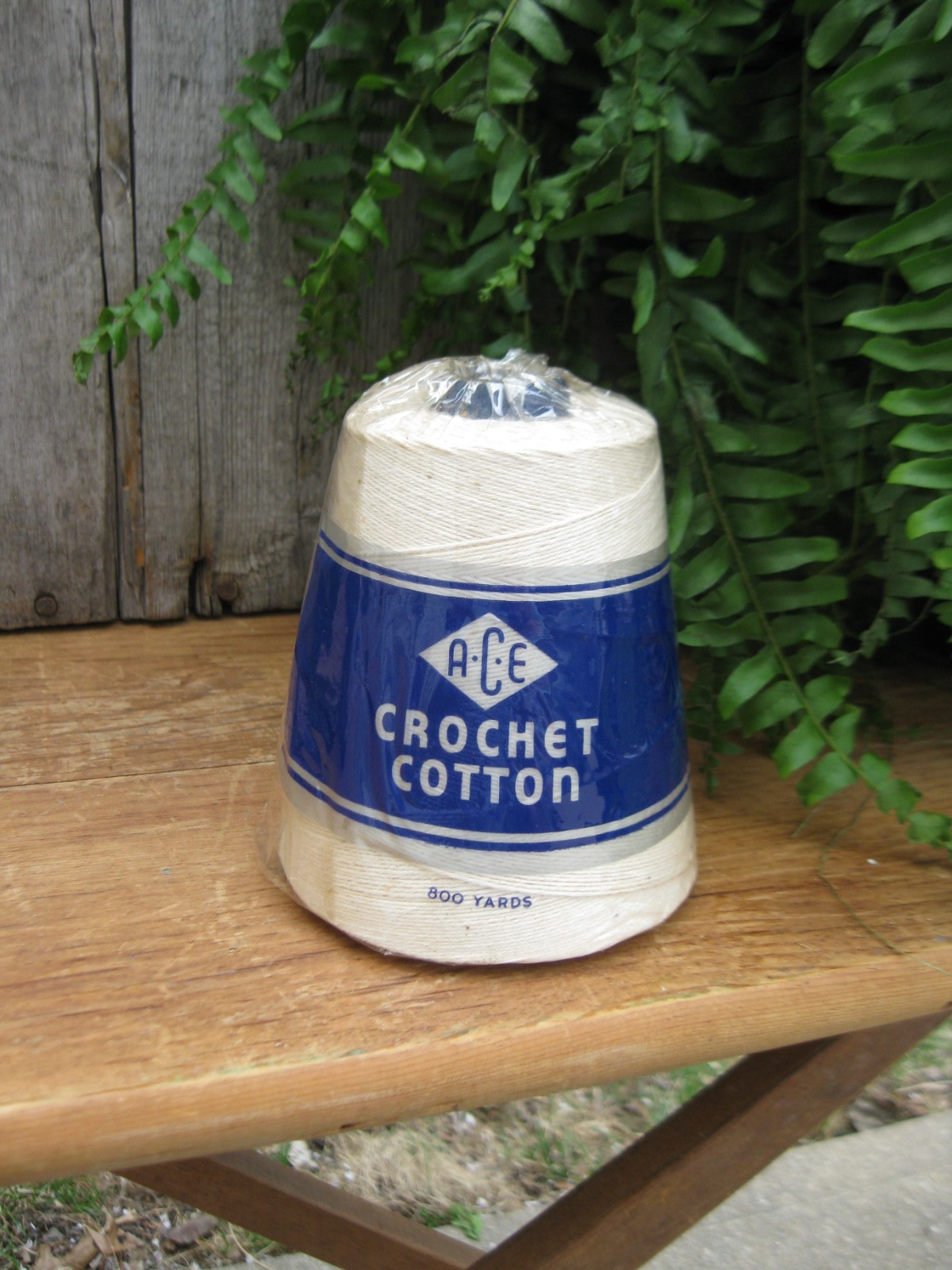 Never Opened Spool Of ACE Crochet Cotton