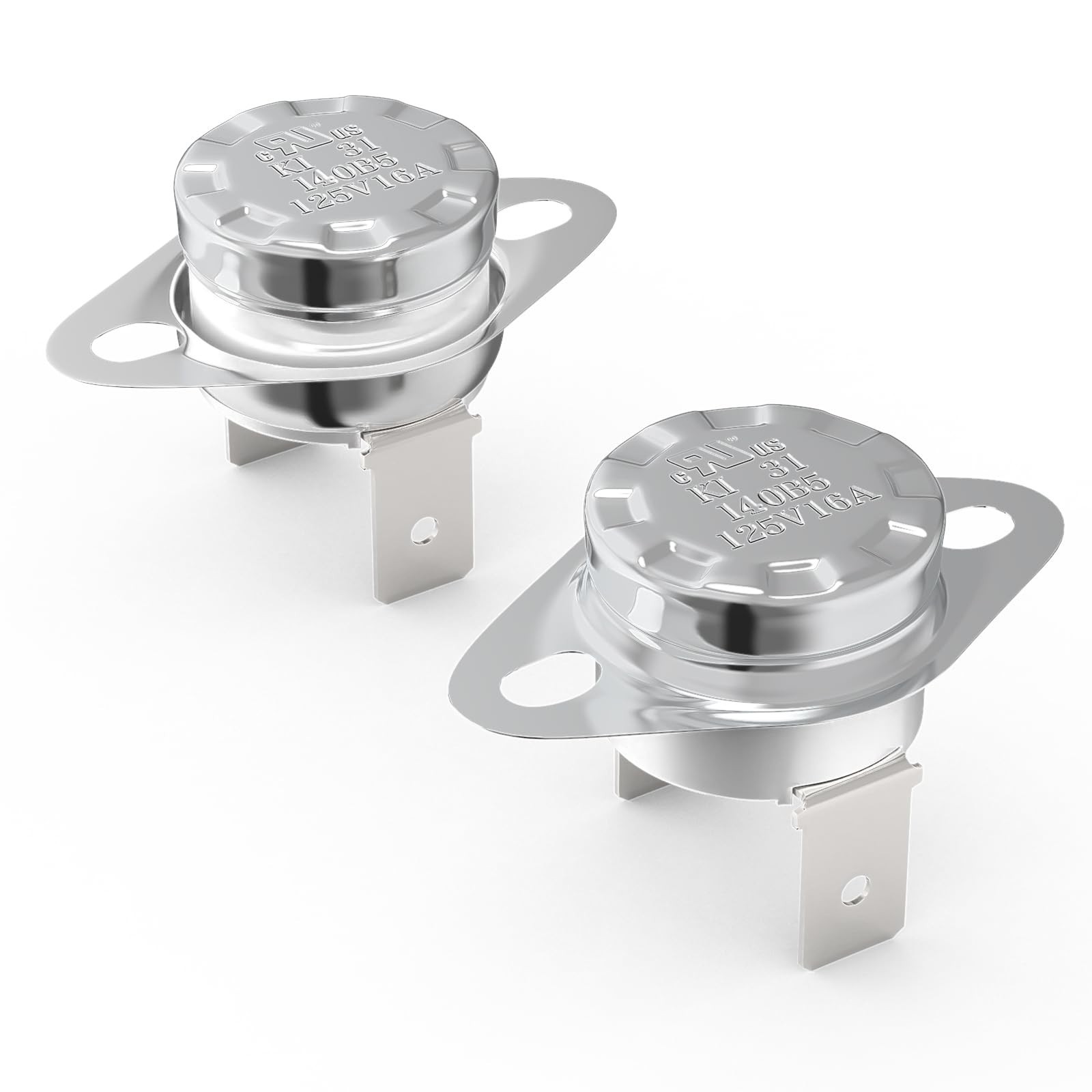UL/CUL KSD301 Thermostat 125V 16A Thermal Switch, Circuit Off at 140°C/284&