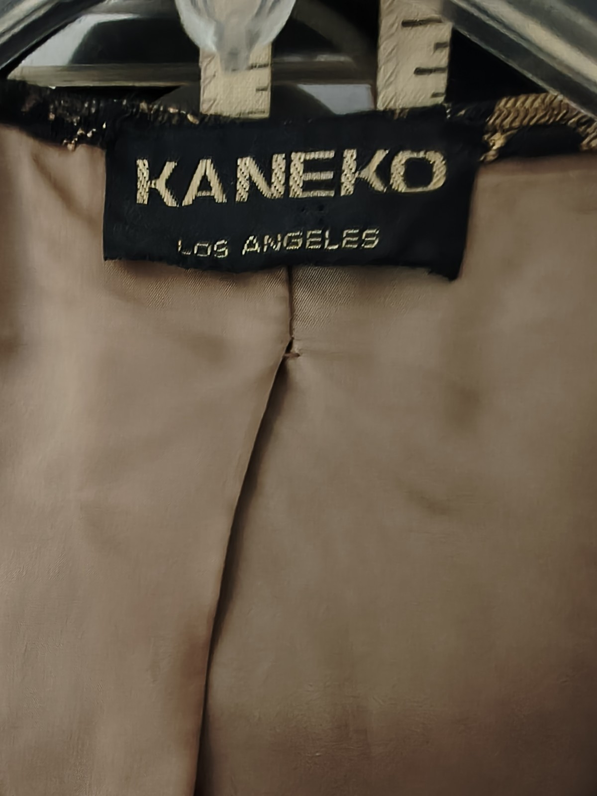 VINTAGE RARE KANEKO LOS ANGELES HAND MADE JACKET KIMONO EMBROIDERED M-L