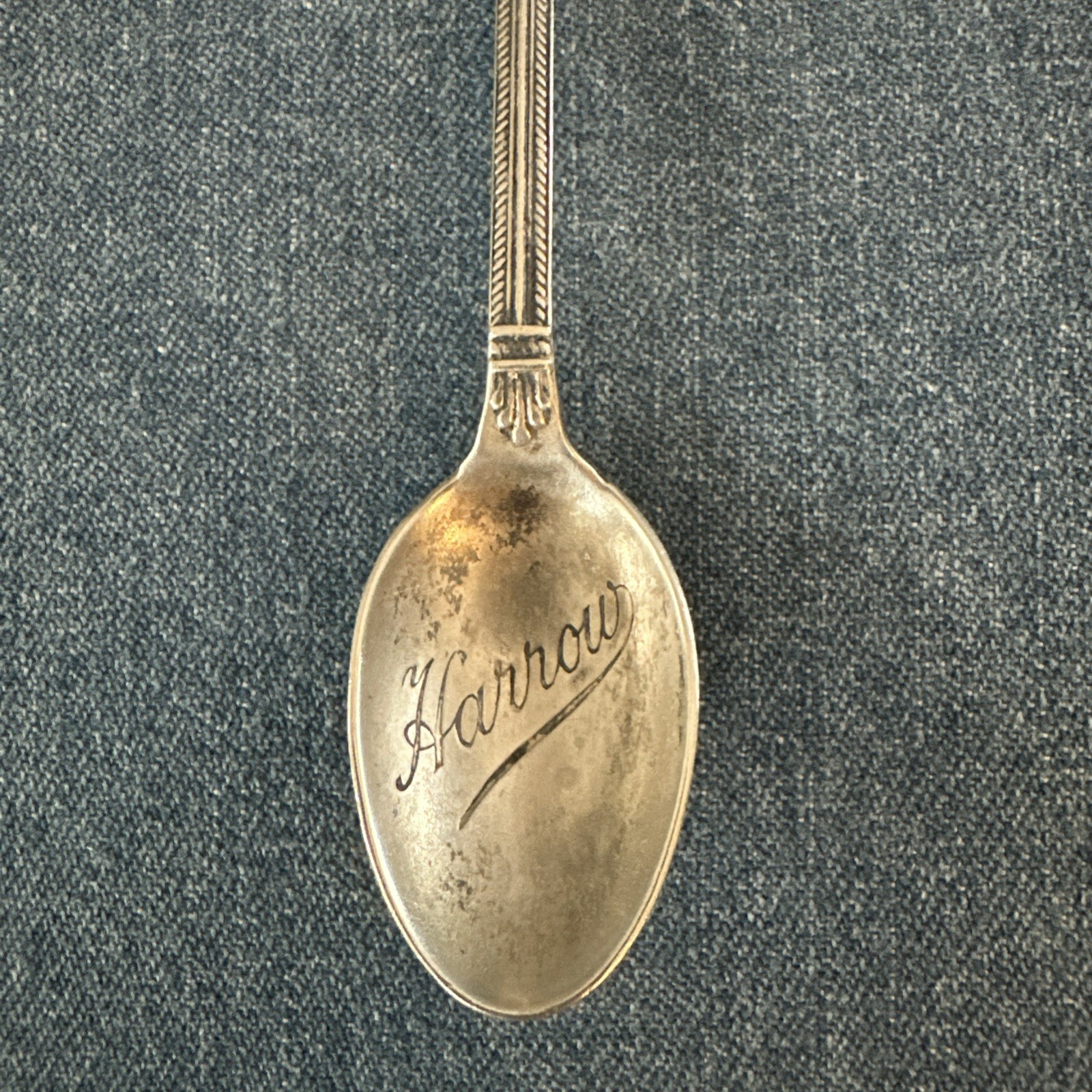 George VI Silver Plated Coronation Spoon. 1937. James Walker. “Harrow”